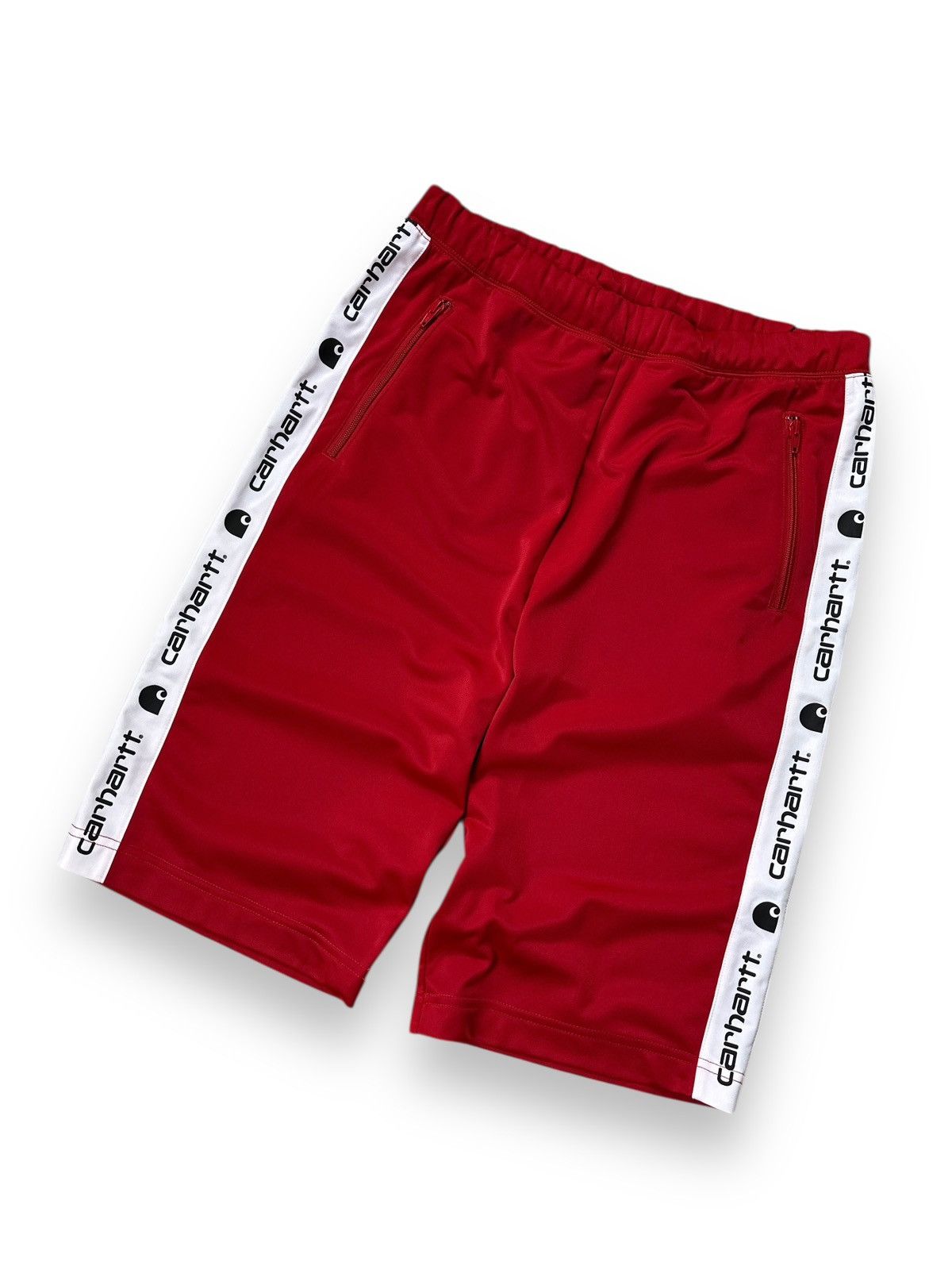 Carhartt Carhartt WIP Goodwin Shorts Tape Logo Red Men’s Size M Size US 32 / EU 48 - 1 Thumbnail