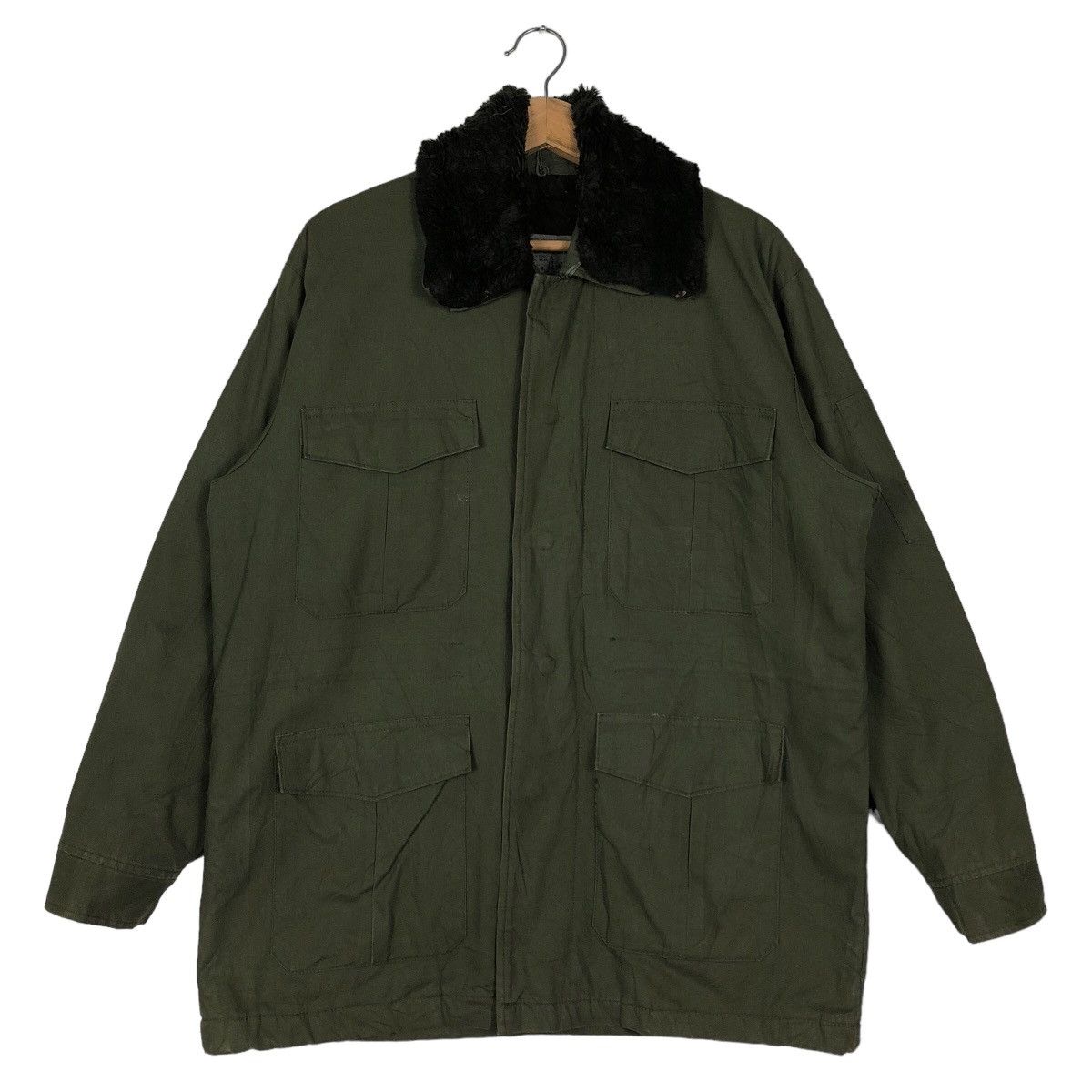 Vintage 🔥90’s Vintage Pine Hill Military Hunting Jacket Mink Fur Size US L / EU 52-54 / 3 - 1 Thumbnail