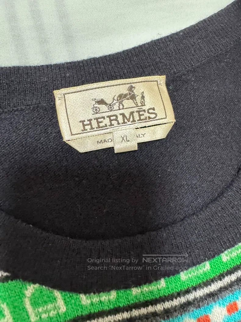 Hermes Hermes Cashmere Sweater, 30% Cashmere + 70% Wool Size US XL / EU 56 / 4 - 7 Thumbnail