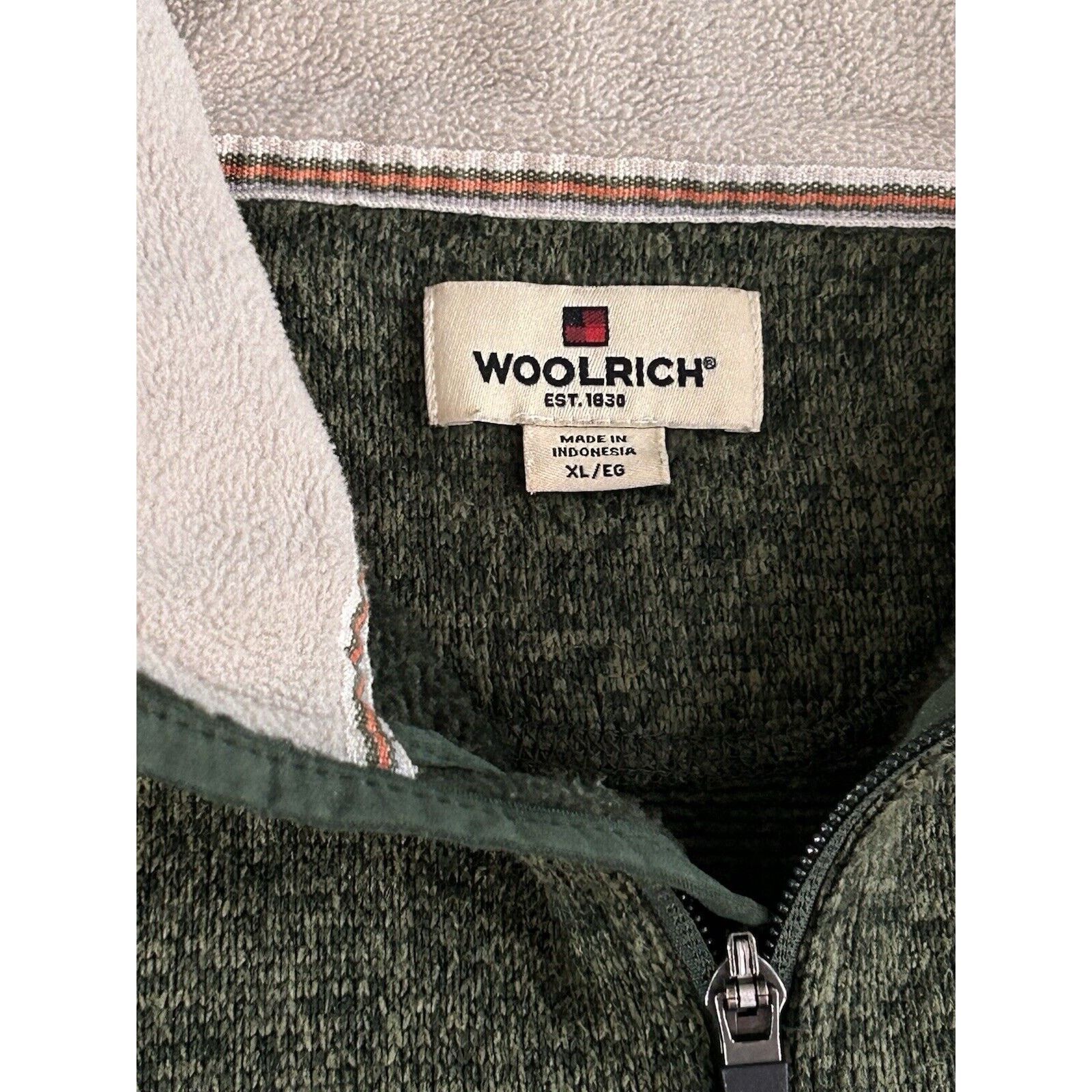 Woolrich Woolen Mills Men’s Woolrich Pullover Quarter Zip Sweater Xl Green Size US XL / EU 56 / 4 - 2 Thumbnail