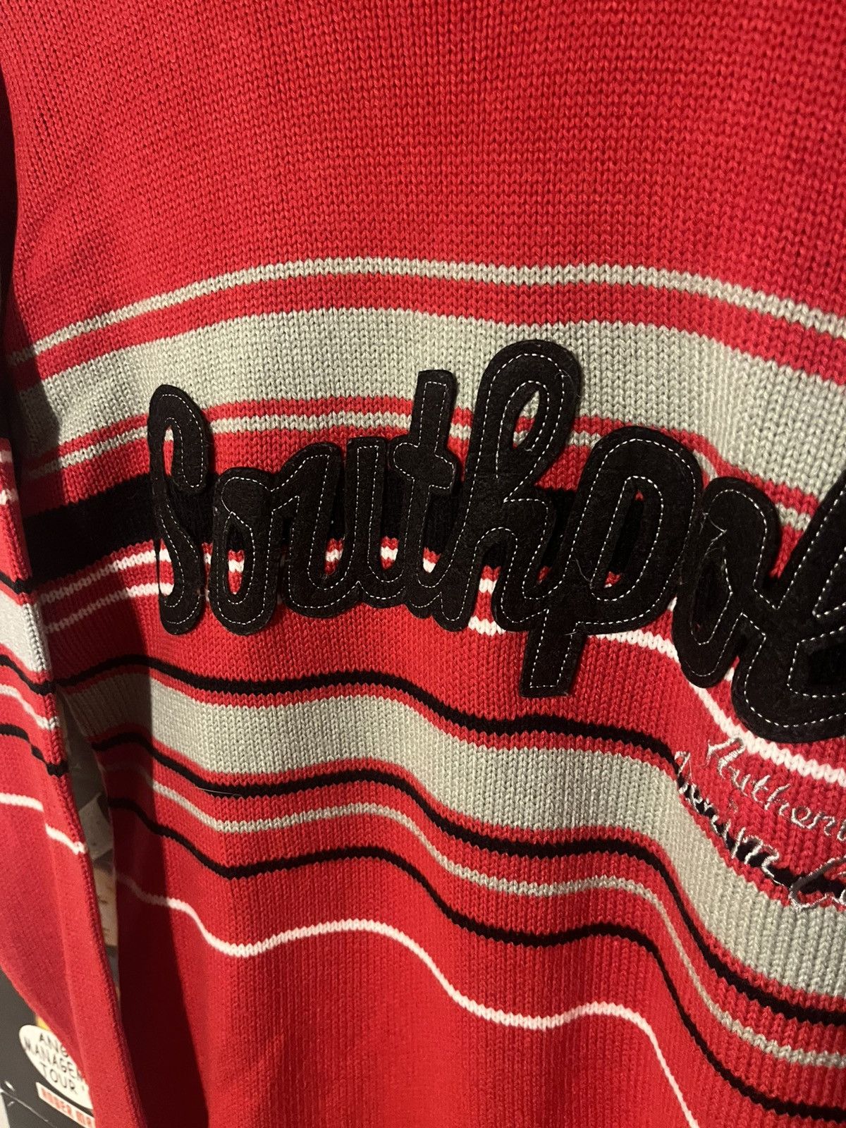 Southpole Y2K SouthPole Embroidered Knit Oversized Stripped Sweater Size US M / EU 48-50 / 2 - 3 Thumbnail