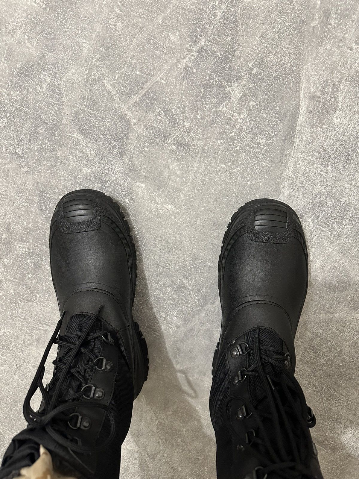 Vintage Black Vintage Military Combat Boots Size US 12.5 / EU 45-46 - 6 Thumbnail