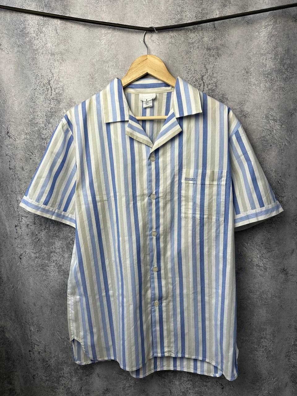 Hanro Hanro of Switzerland Vintage Striped Cotton Shirt Button Size US M / EU 48-50 / 2 - 1 Thumbnail