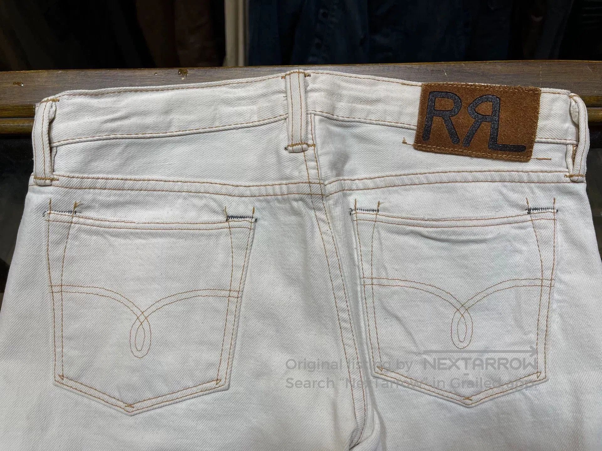 RRL Ralph Lauren white denim jeans by ralph lauren. Size 26" / US 2 / IT 38 - 9 Thumbnail