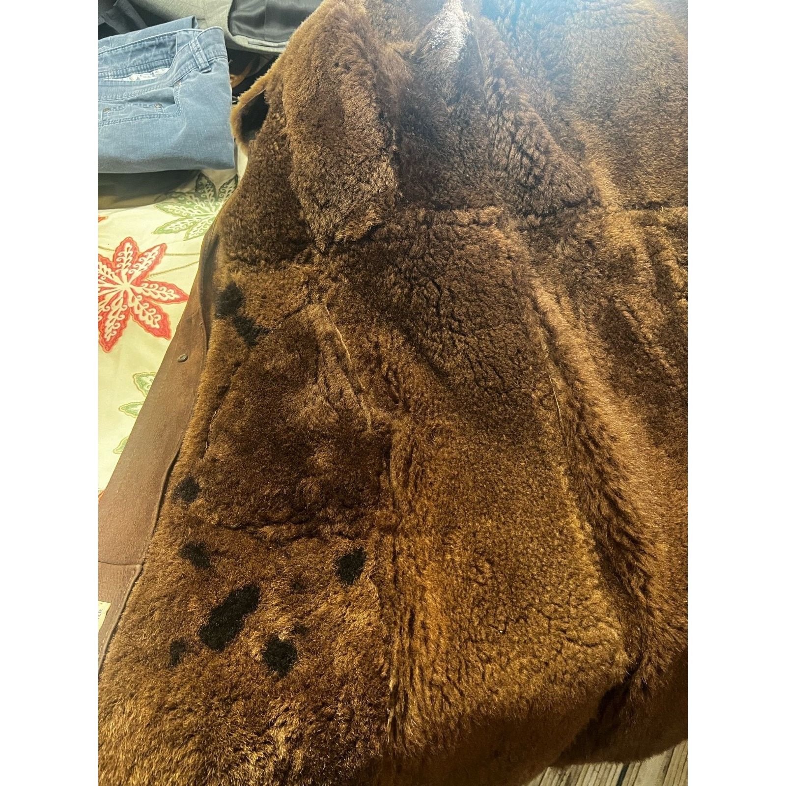 Other Filip Leather Mens Brown Shearling coat Size 56 Size US XL / EU 56 / 4 - 5 Thumbnail