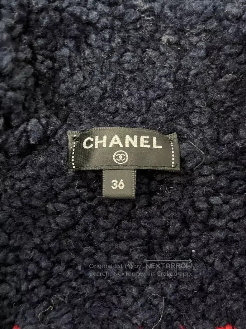 Chanel Chanel Dark blue teddy zipper jacket Size XS / US 0-2 / IT 36-38 - 5 Thumbnail