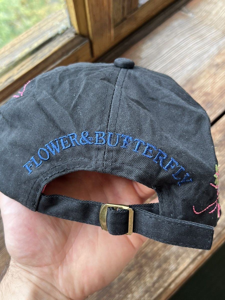 Other Y2k Butterfly Flowers Cap Vintage Hat Size ONE SIZE - 8 Thumbnail