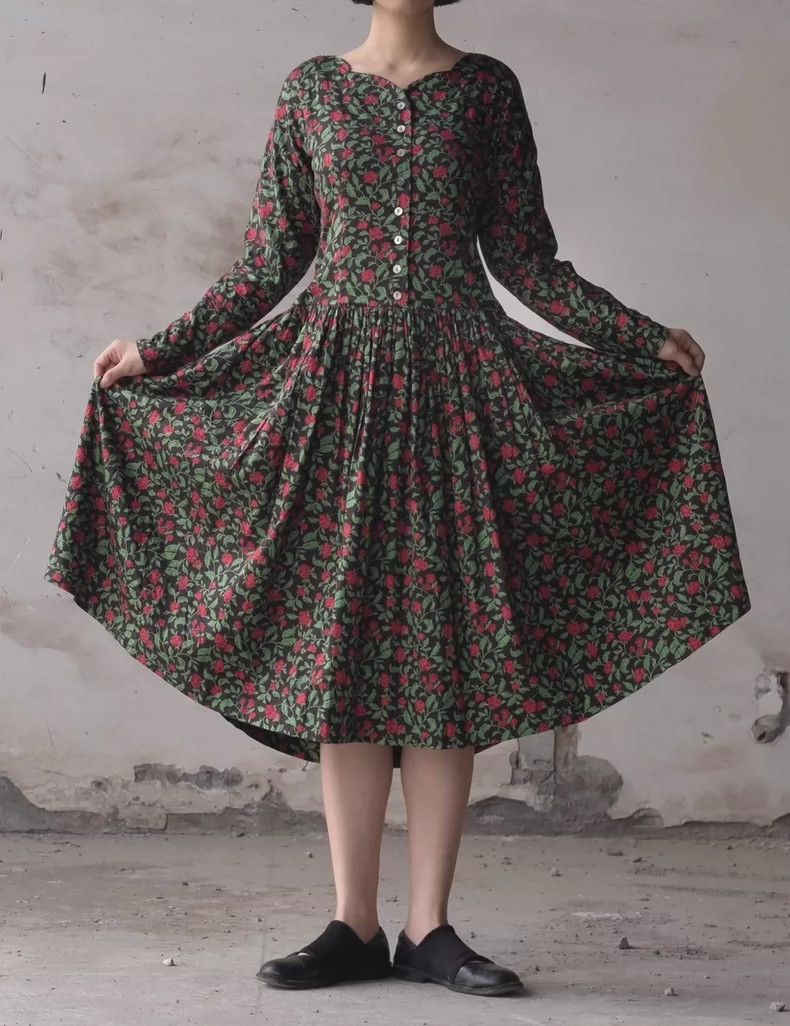 Kenzo KENZO Vintage floral dress Size XS / US 0-2 / IT 36-38 - 2 Thumbnail