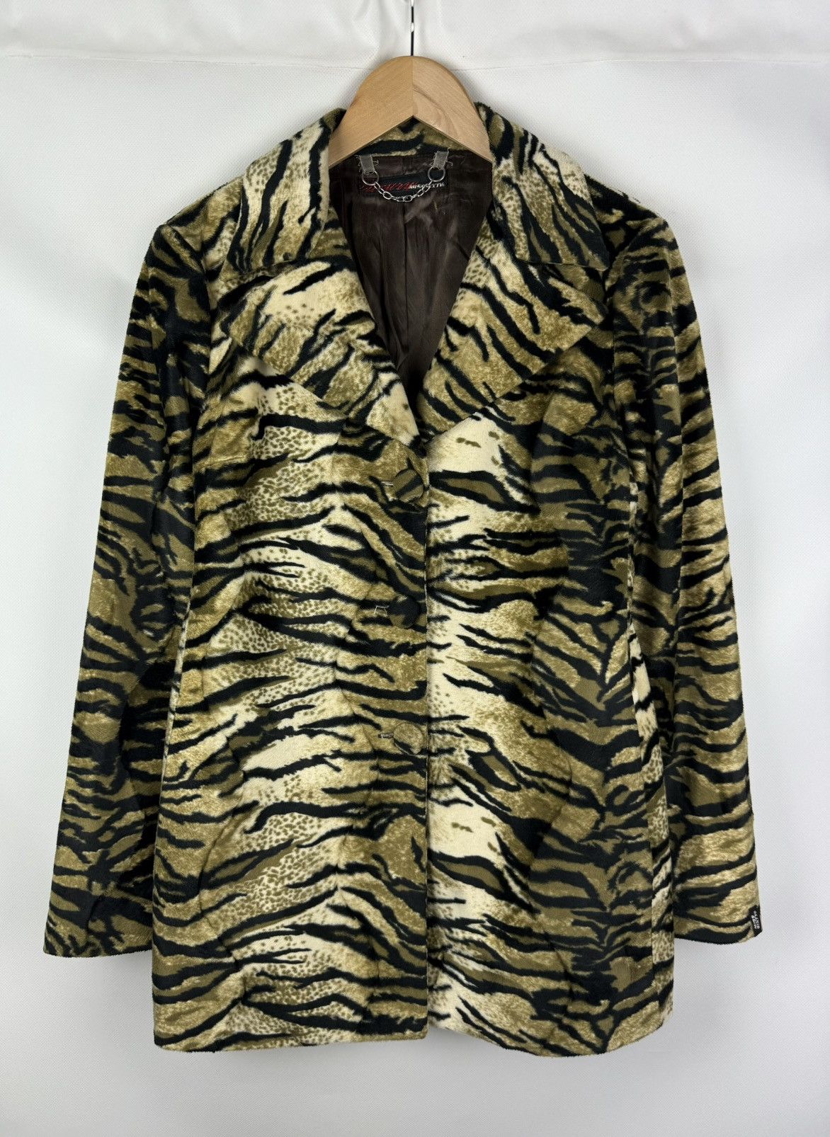 Miss Sixty × Vintage Miss Sixty Vintage Y2K Ladies Leopard Pattern Coat Jacket Size L / US 10 / IT 46 - 1 Thumbnail