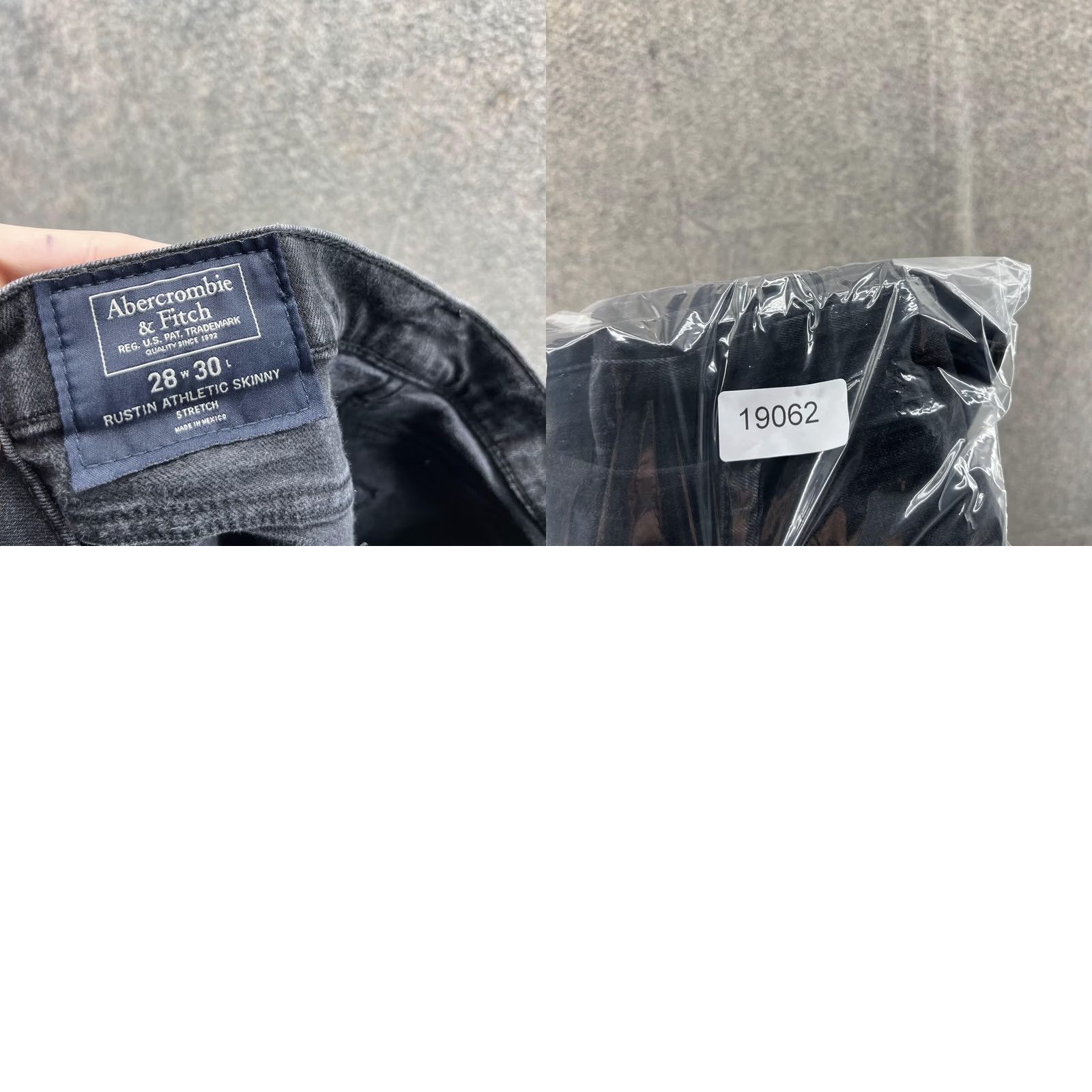 Abercrombie & Fitch Abercrombie & Fitch Jeans Men 28x30 Black Denim Athletic Skinny Stretch Size US 28 / EU 44 - 9 Thumbnail