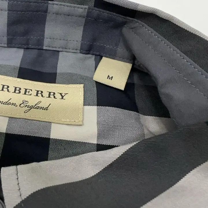 Burberry Burberry Burberry Long Sleeve Shirt in Charcoal Gray-2507 Size US M / EU 48-50 / 2 - 6 Thumbnail