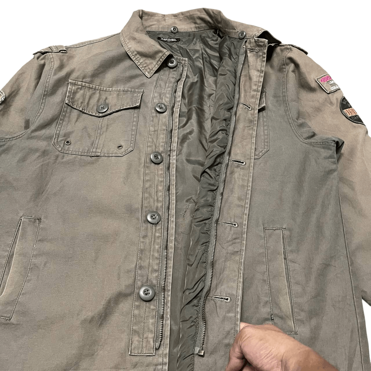 Vintage Vintage Refined Us Military Scorpion Field Jacket Size US L / EU 52-54 / 3 - 8 Thumbnail