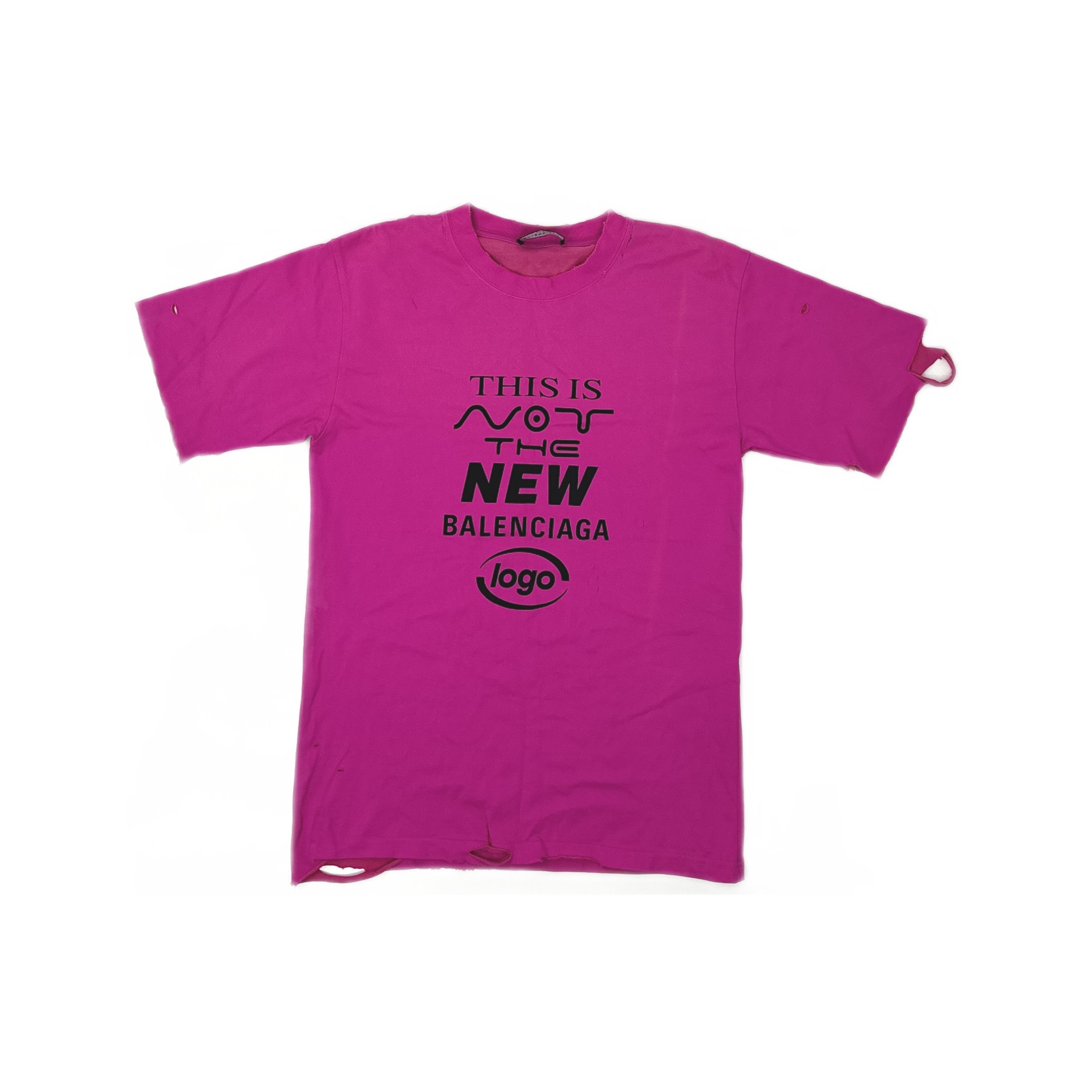 Balenciaga Balenciaga This Is Not The New Logo T-Shirt Size S Size S / US 4 / IT 40 - 1 Thumbnail