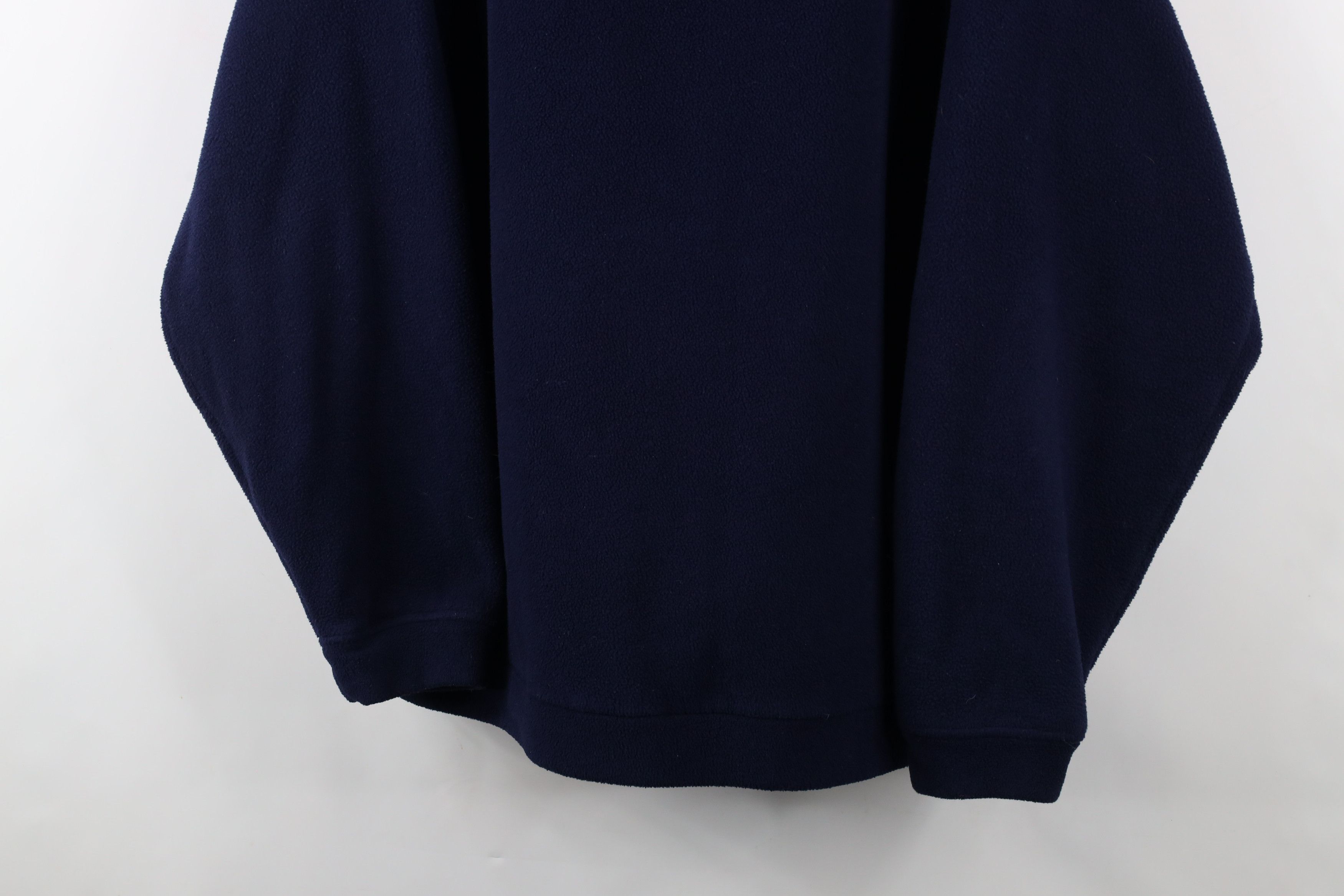 Cabelas × Vintage Vintage 90s Cabelas Fleece Crewneck Sweater Navy Blue Size US XXL / EU 58 / 5 - 3 Thumbnail