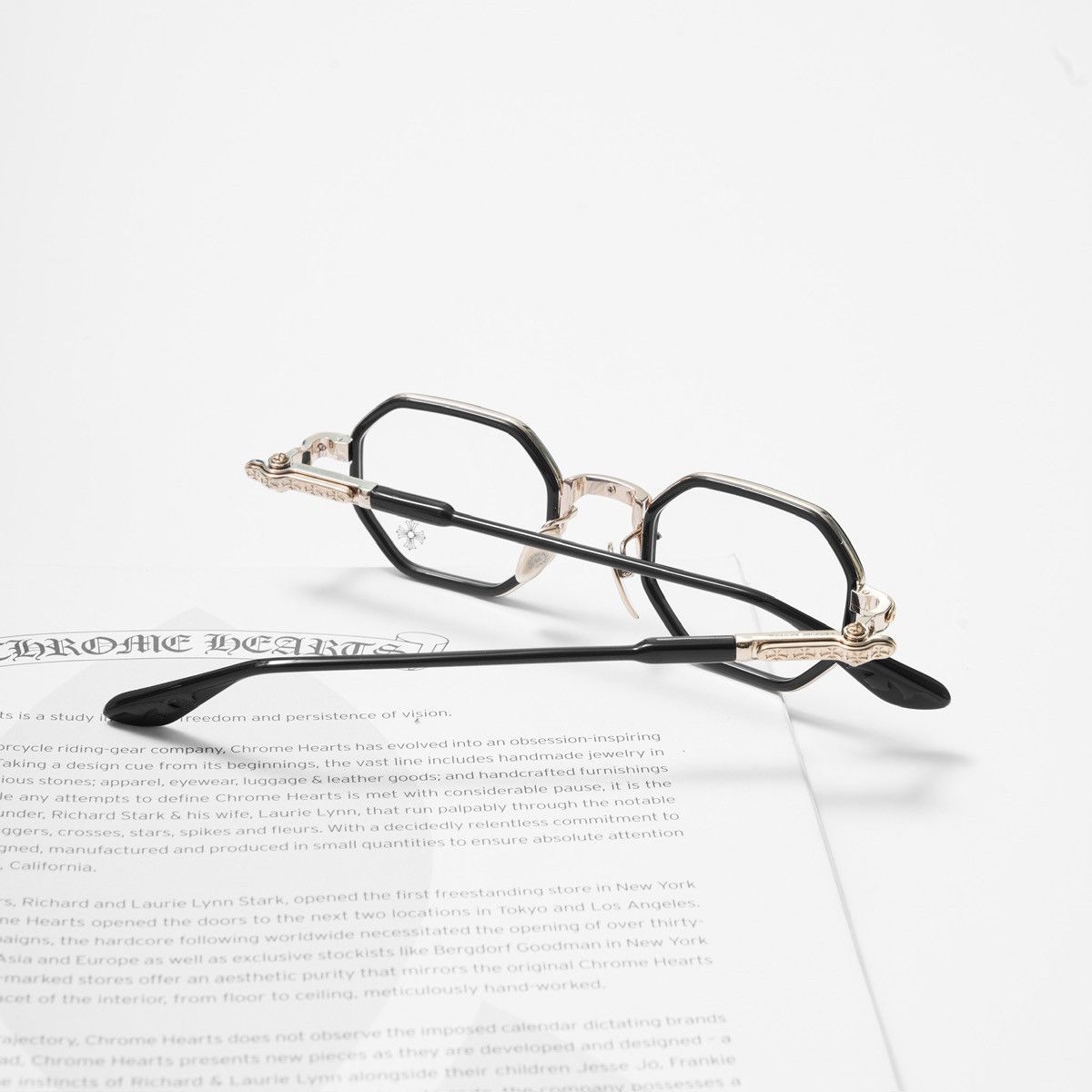 Chrome Hearts CHROME HEARTS TATTERS CLASSIC BROWN - GOLD PLATED GLASSES Size ONE SIZE - 7 Thumbnail