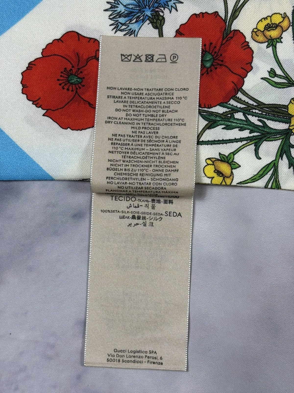 Gucci Gucci Flora 100th Anniversary Silk Scarf Size ONE SIZE - 11 Thumbnail