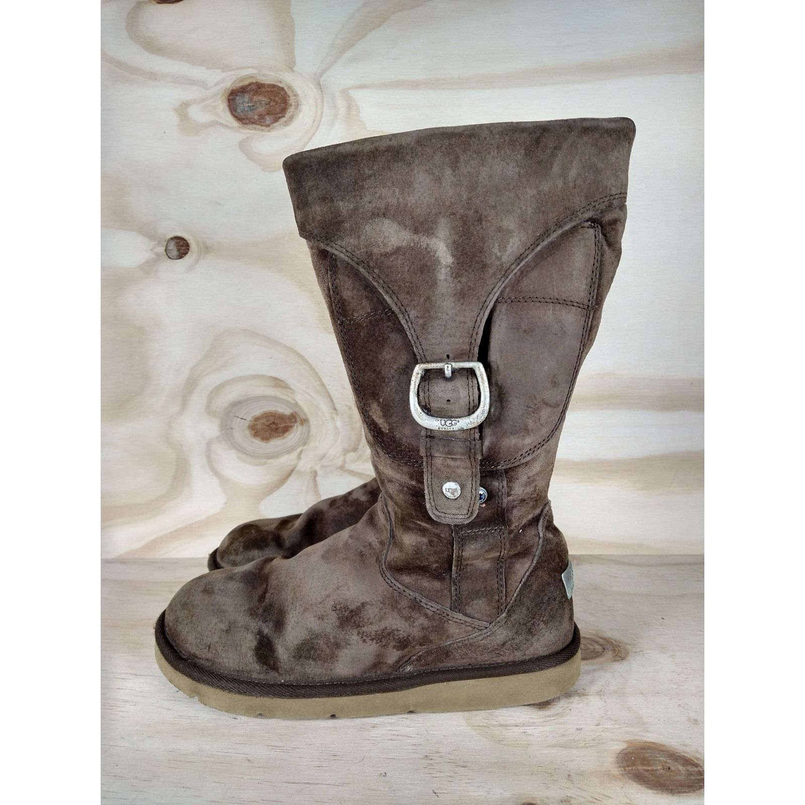 Ugg UGG Australia - Sheepskin - Winter Boots - Brown -Women's 9 Size US 9 / IT 39 - 3 Thumbnail