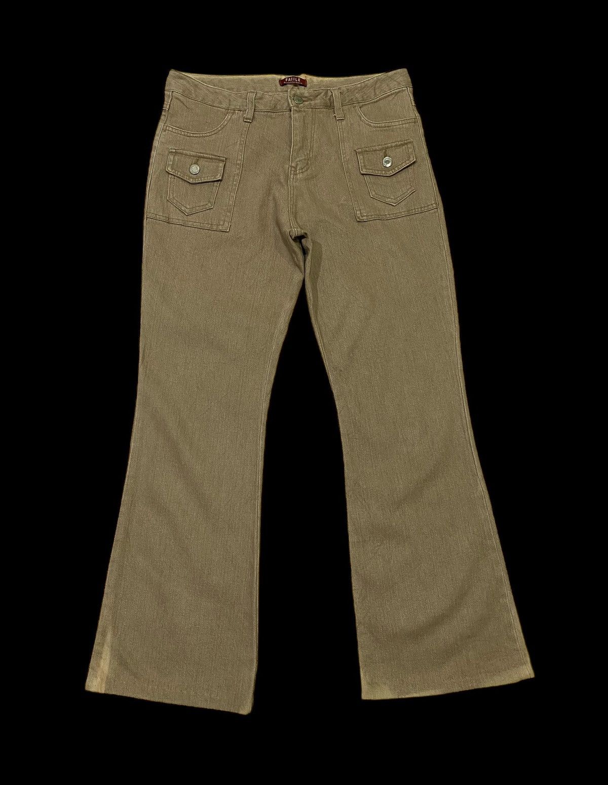Japanese brand X Facile flare trousers pants