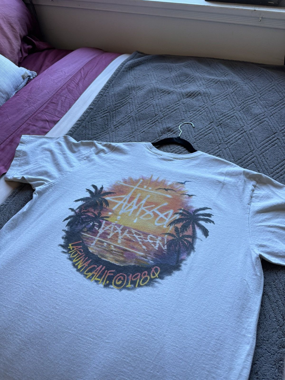 Stussy Stussy Laguna Sunset Tee Size US XL / EU 56 / 4 - 1 Thumbnail