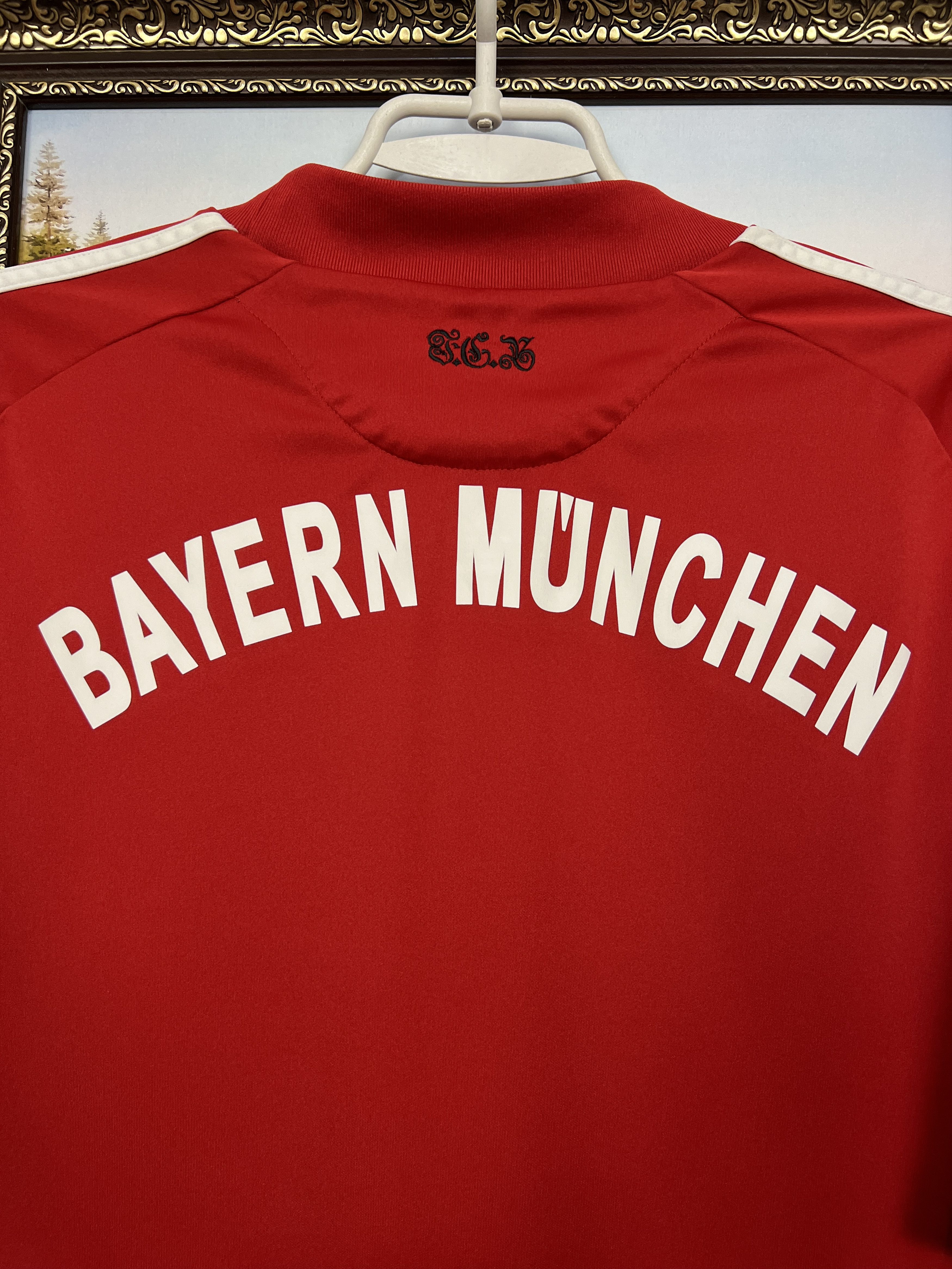 Adidas Bayern Munich Home football shirt 2010 Soccer Adidas Jersey Size US L / EU 52-54 / 3 - 15 Thumbnail