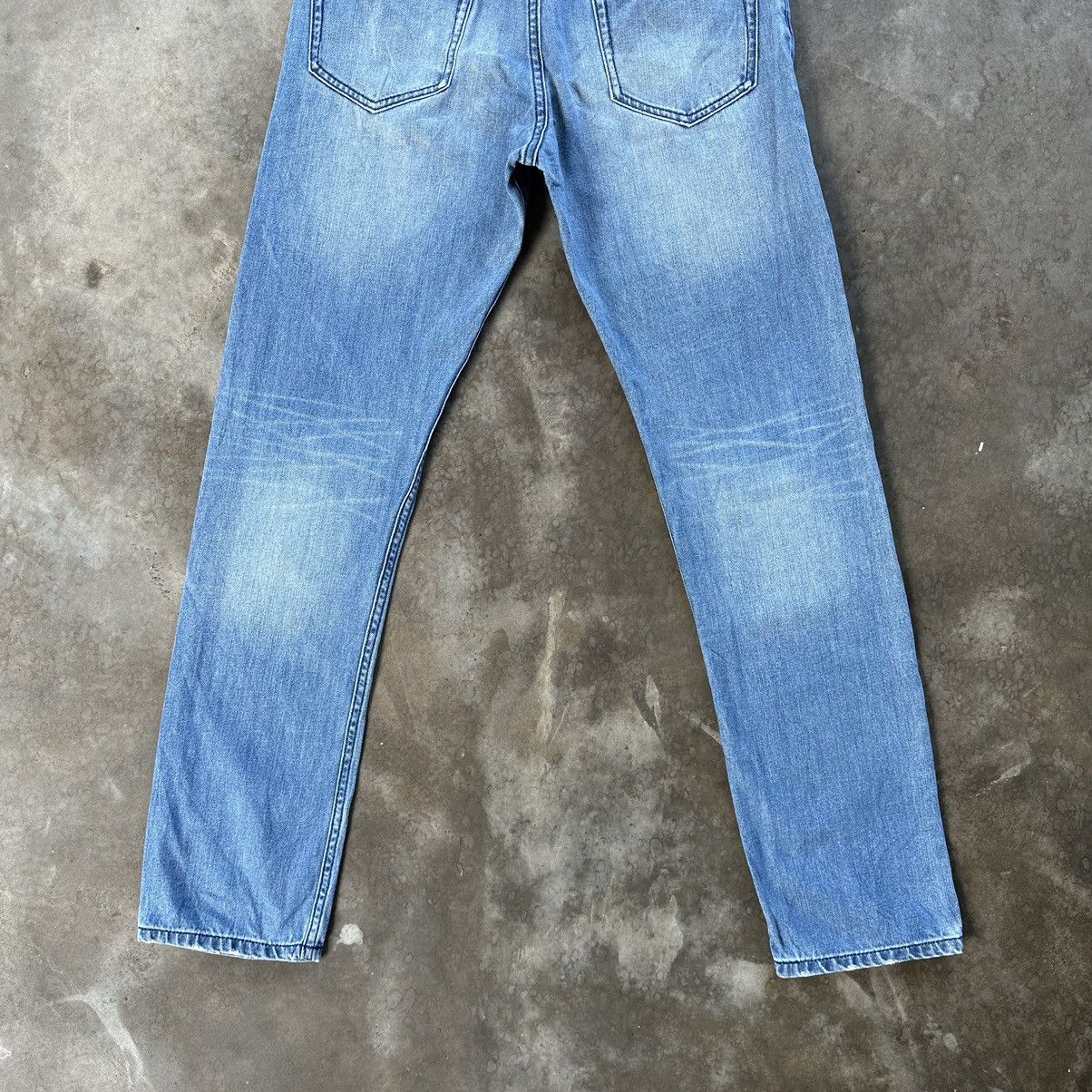 Japanese Brand Vintage Rageblue Faded Jean Distressed Denim Pant W31 Size US 31 - 10 Thumbnail