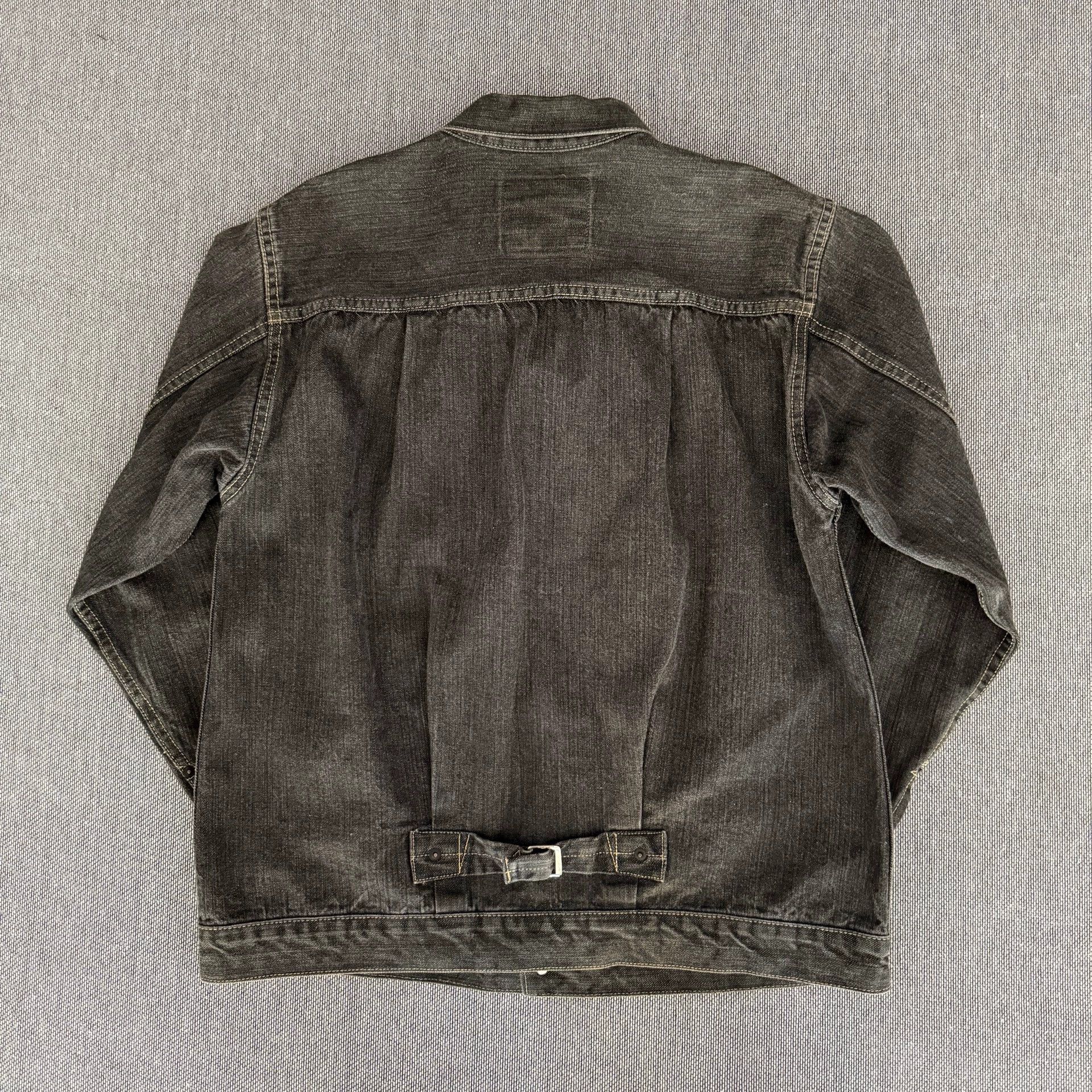 Tenderloin Tenderloin K-7 Black Washed Denim Jacket Size US L / EU 52-54 / 3 - 2 Thumbnail