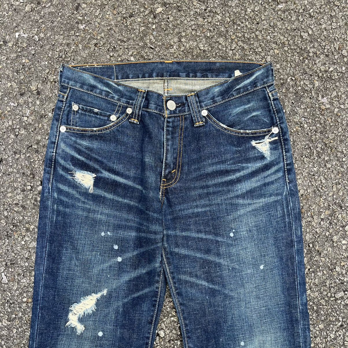 Hysteric Glamour Distressed Jeans Levis 708 Flare Paint Lowrise Denim Bootcut Size US 34 / EU 50 - 4 Thumbnail