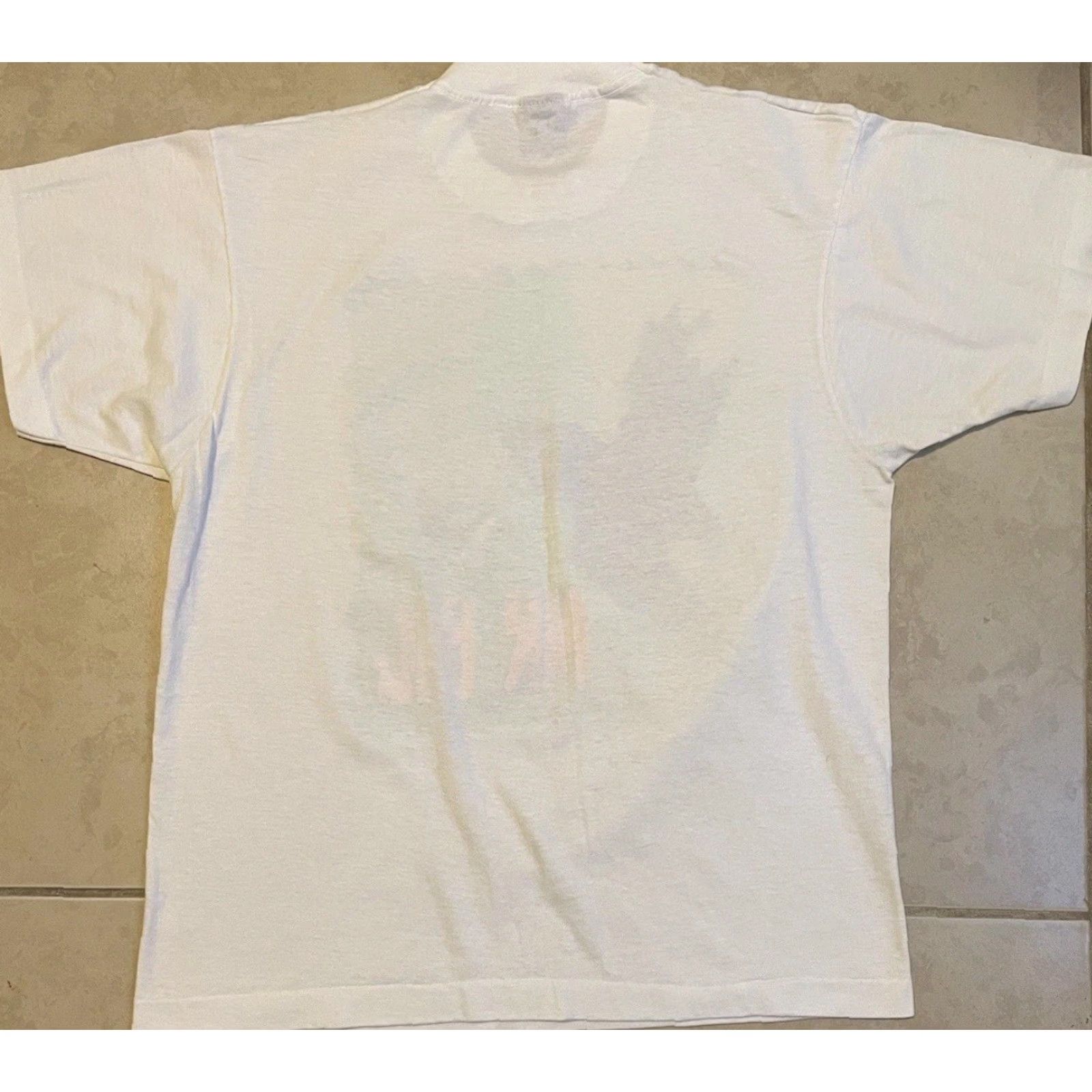 Vintage VINTAGE Rocky & Bullwinkle Mr Big Promo Shirt M Cartoon Funny TV 80s 90s Disney Mickey Minnie USA Disneyland Disney Shirt Mens White M Size US M / EU 48-50 / 2 - 7 Thumbnail