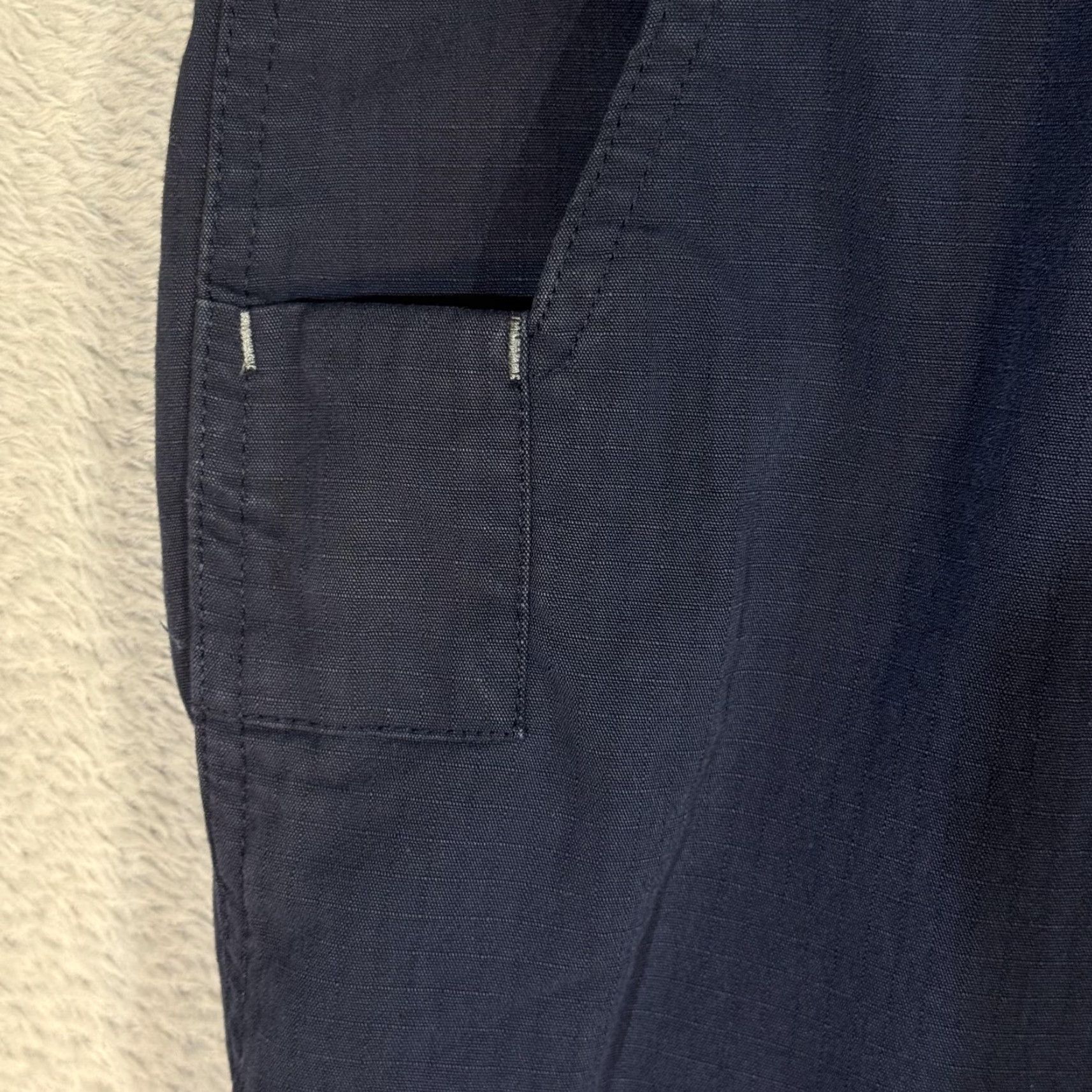 Carhartt VINTAGE Carhartt Pants Mens 36x28 Navy Ripstop Relaxed Fit Workwear Cargo 36x28 Size US 36 / EU 52 - 3 Thumbnail