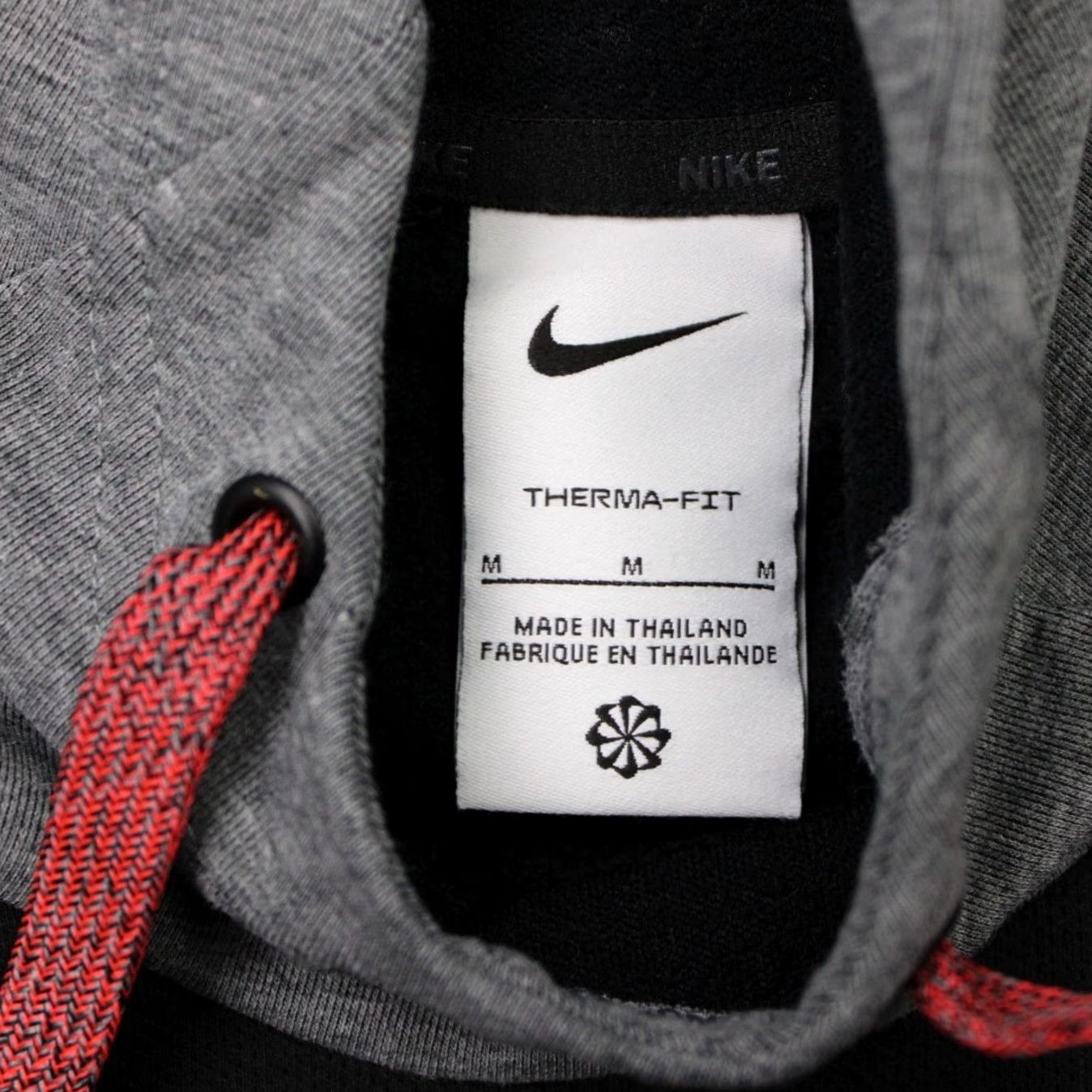 Nike Nike Hoodie Men Medium Gray/Black Therma-Fit Training Hooded Sweatshirt Pullover Size US M / EU 48-50 / 2 - 6 Thumbnail