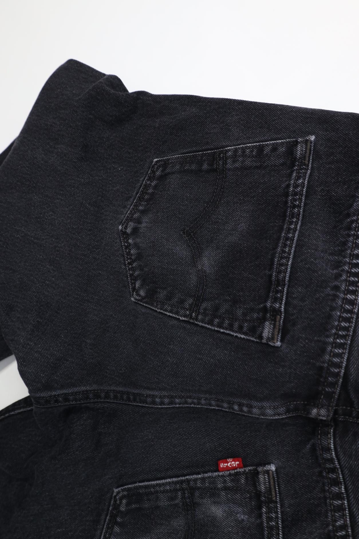 Levi's Vintage Y2K Levis 501xx Button Fly Original Fit Jeans Black Size US 33 - 15 Thumbnail