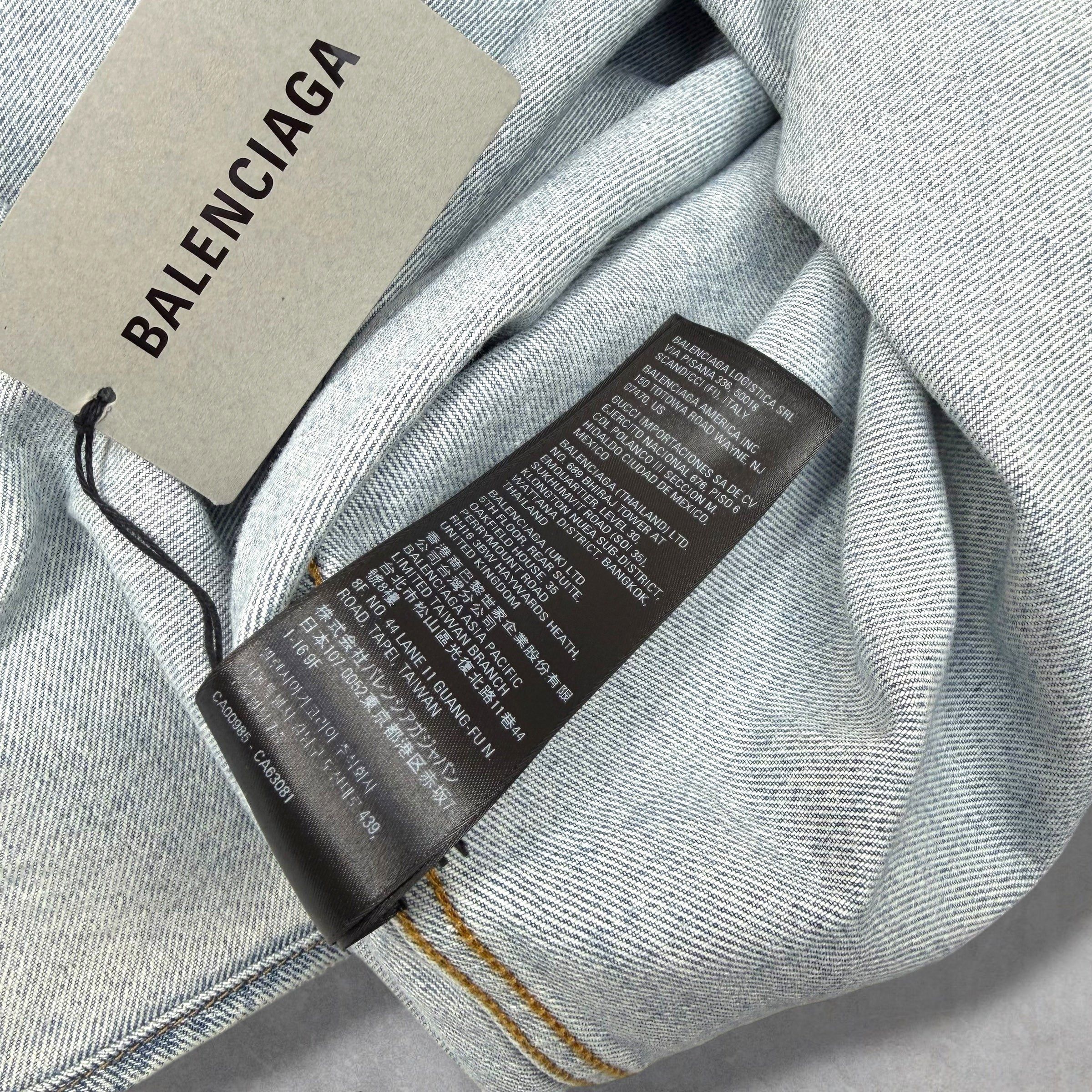 Balenciaga Balenciaga Oversized Denim Western Vest XS (XL) Size US XL / EU 56 / 4 - 5 Thumbnail