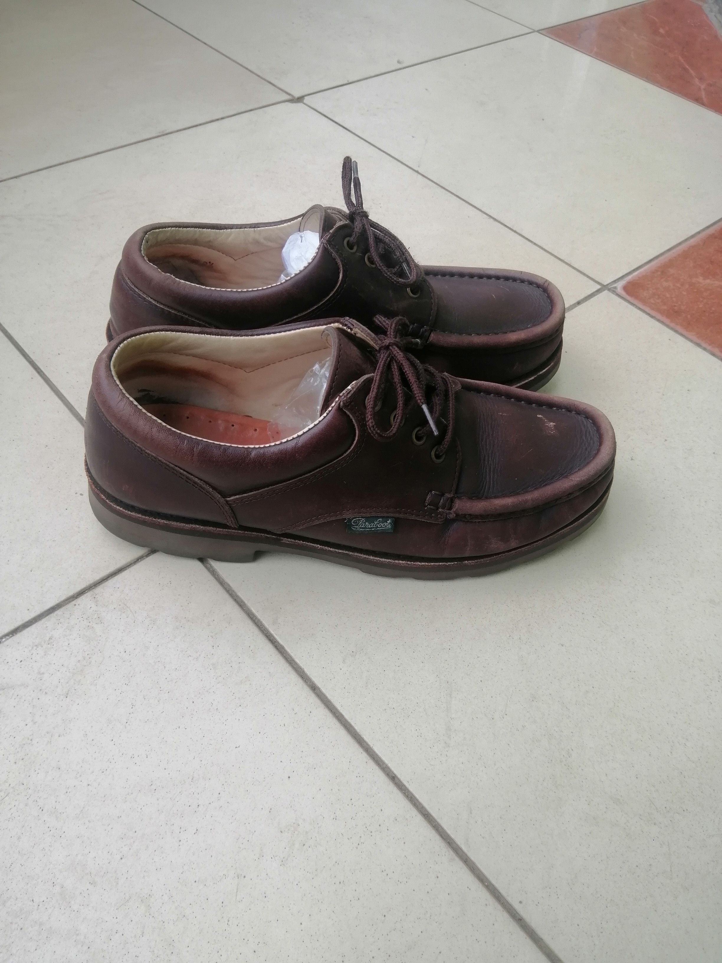 Paraboot Paraboot Michael Apron Toe Derby – Brown Leather Size US 10.5 / EU 43-44 - 6 Thumbnail