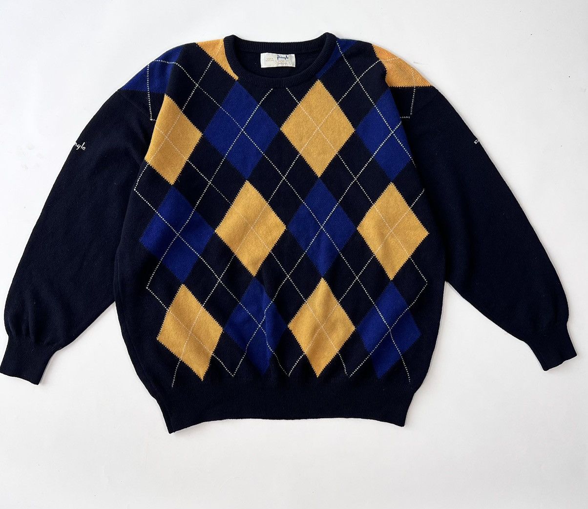 Pringle Of Scotland PRINGLE SPORTS Scotland Navy blue wool sweater XXL Size US XXL / EU 58 / 5 - 2 Thumbnail
