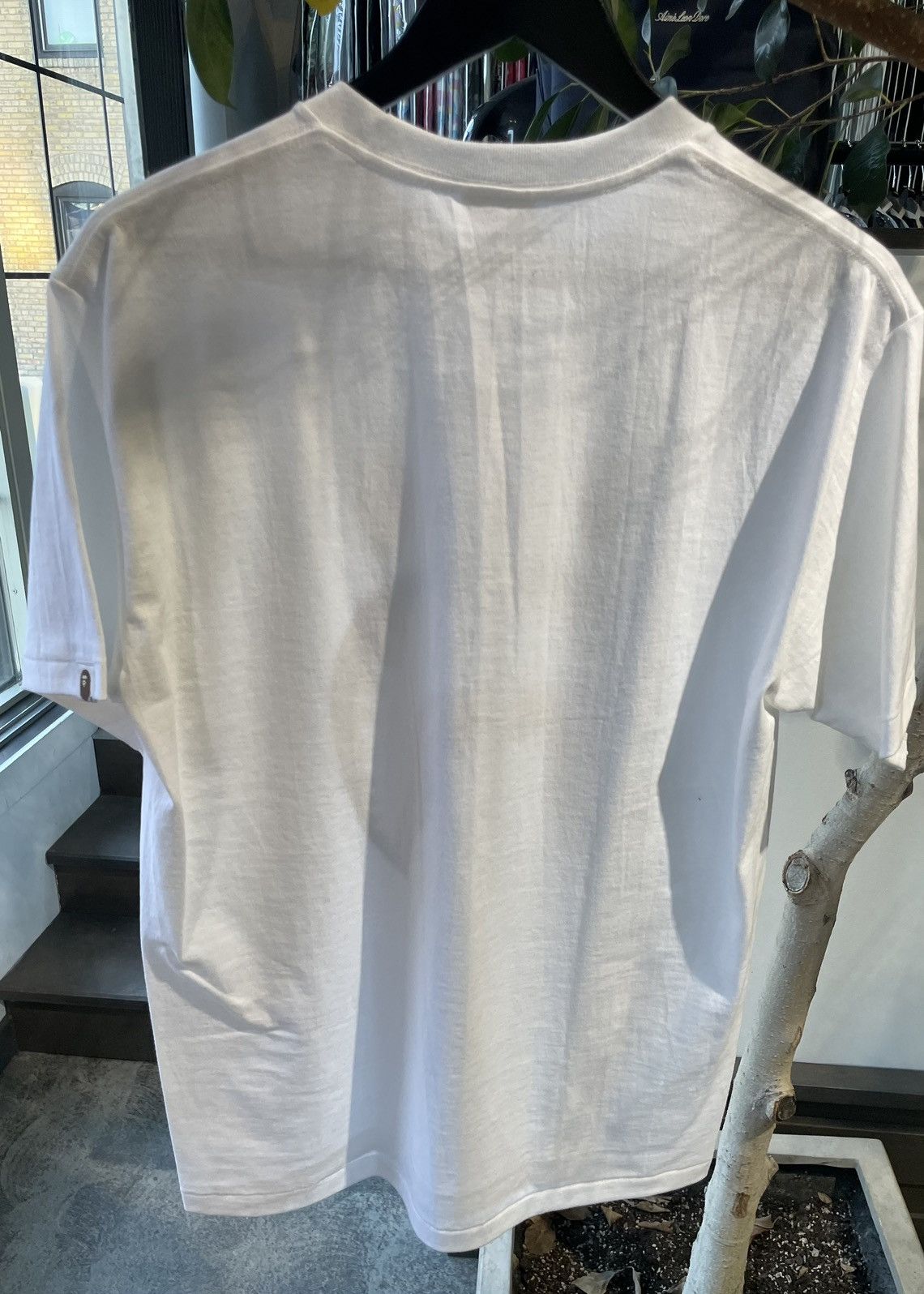 Bape BAPE ABC Camo Shark Tee White/Blue/Silver Size US L / EU 52-54 / 3 - 3 Thumbnail
