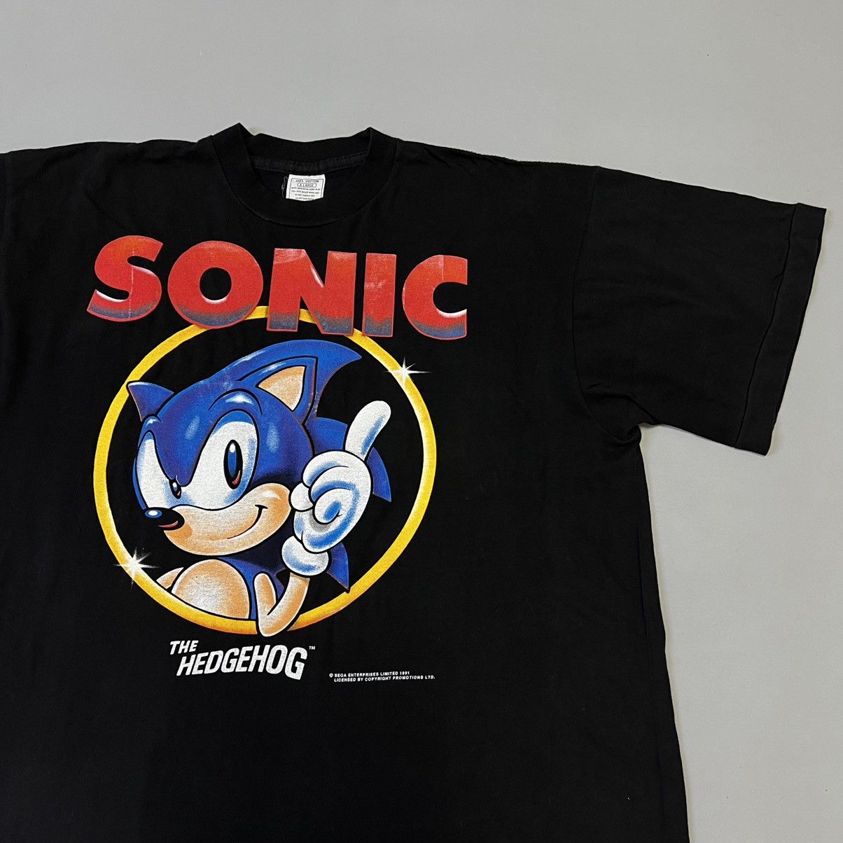 Nintendo × Vintage Vintage Tee Sonic the Hedgehog Sega 1991 Streetwear Style Size US XL / EU 56 / 4 - 5 Thumbnail