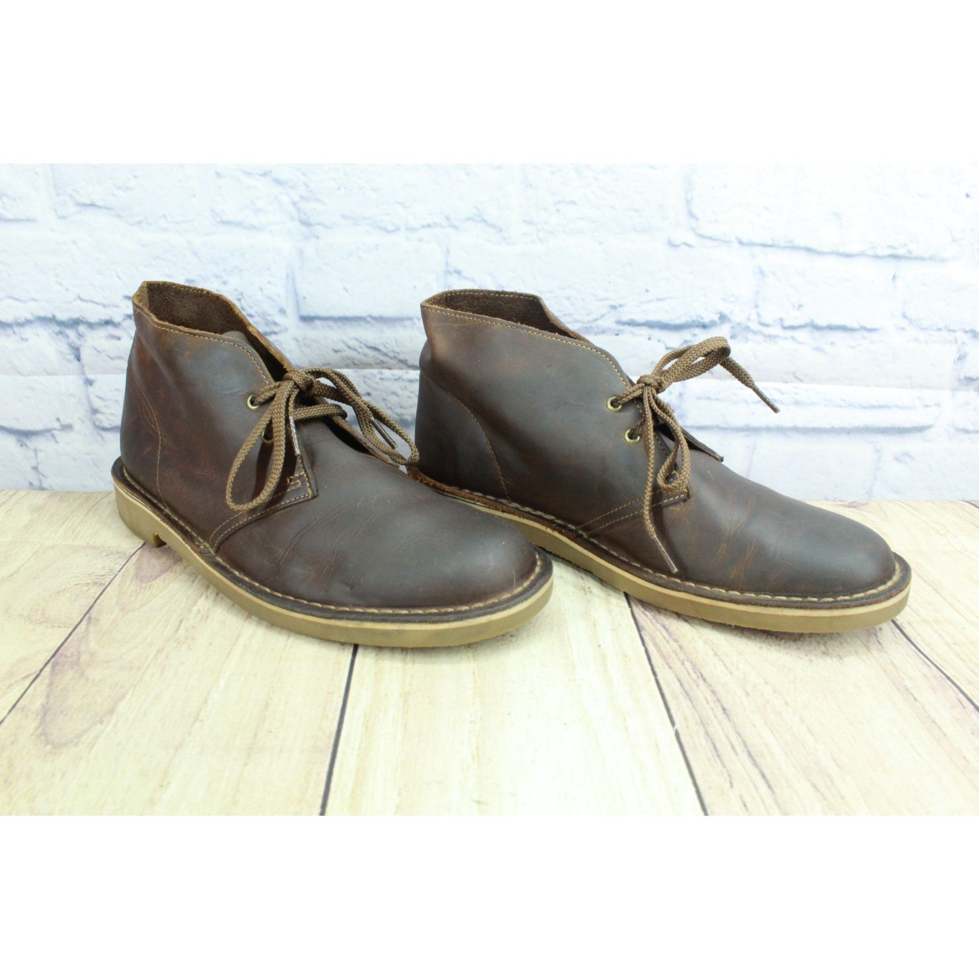 Clarks Clarks Originals Men's Leather Beeswax Desert Chukka Boots Size US 8.5 / EU 41-42 - 3 Thumbnail