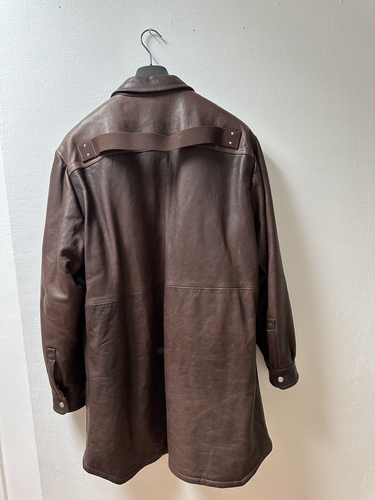 Rick Owens Jumbo Fogpocket Leather Jacket - 46 Size US M / EU 48-50 / 2 - 2 Thumbnail