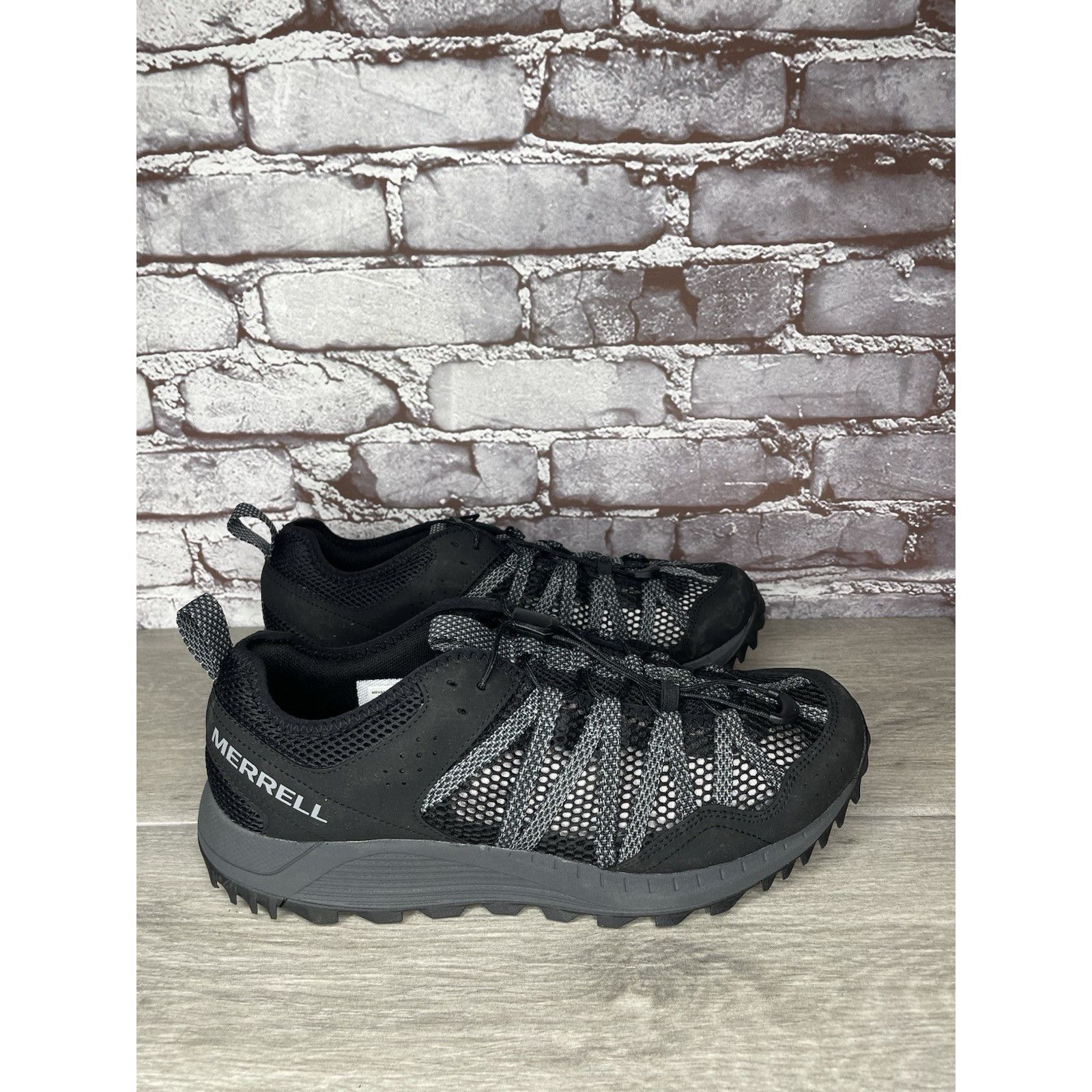 Merrell Merrell Wildsport Aerosport Black Synthetic Lace Hiking Outd Size US 10.5 / EU 43-44 - 14 Thumbnail