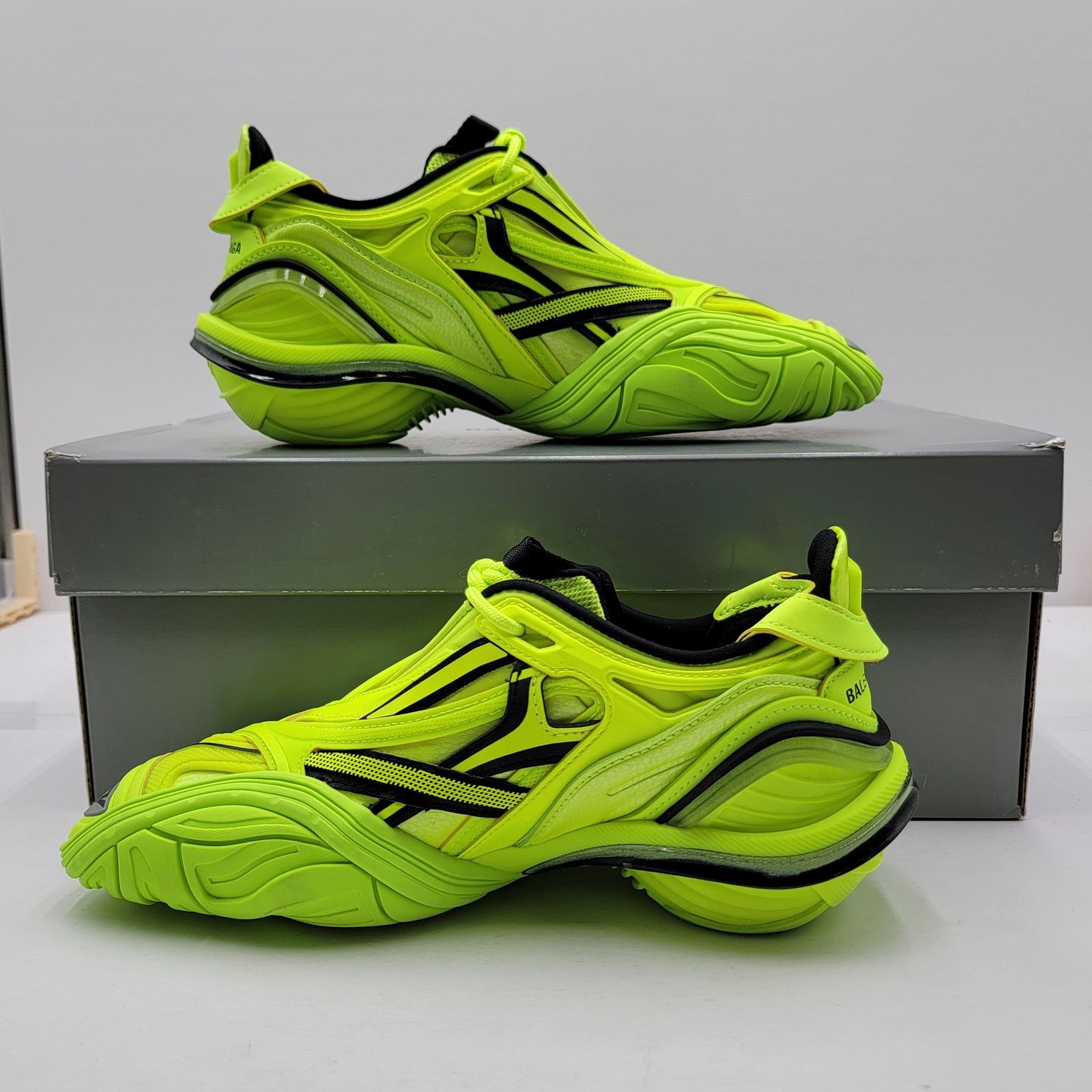 Balenciaga Balenciaga Women's Tyrex Fluo Yellow Sneakers - Size 7 Size US 7 / IT 37 - 2 Thumbnail