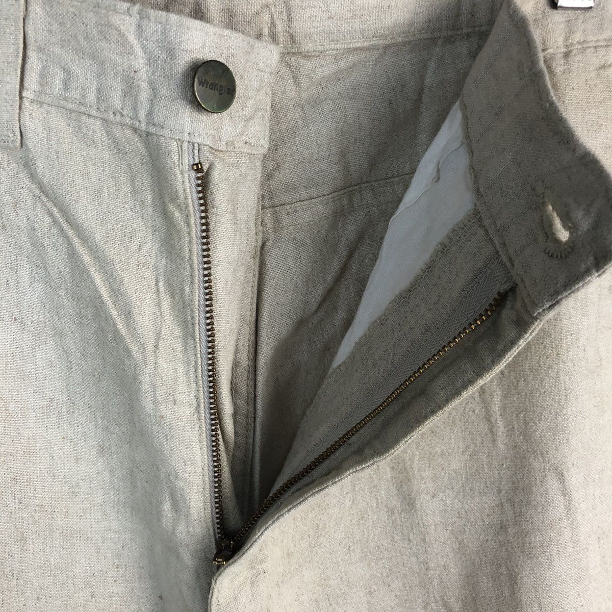 Wrangler DL Wrangler Vintage Beige Casual Pants #C1237 Size US 36 / EU 52 - 10 Thumbnail