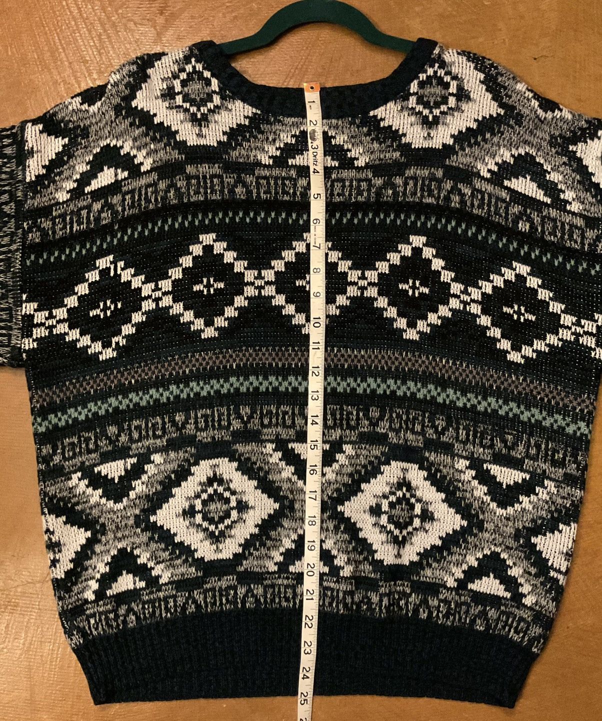 Other Men's Nordic Patterned Sweater - Black and White Size US L / EU 52-54 / 3 - 4 Thumbnail