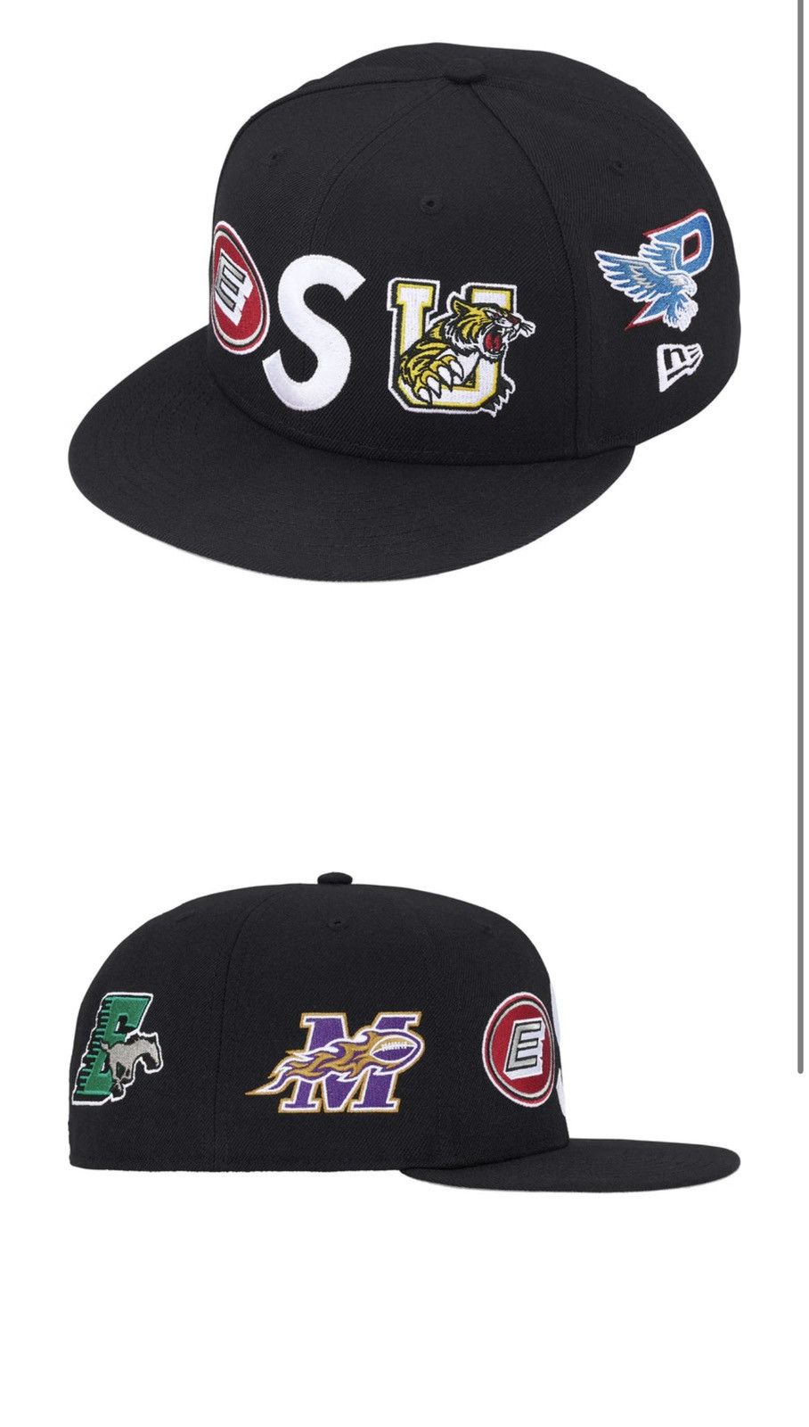 Supreme Supreme Mascots S Logo New Era (Black) Size ONE SIZE - 1 Thumbnail