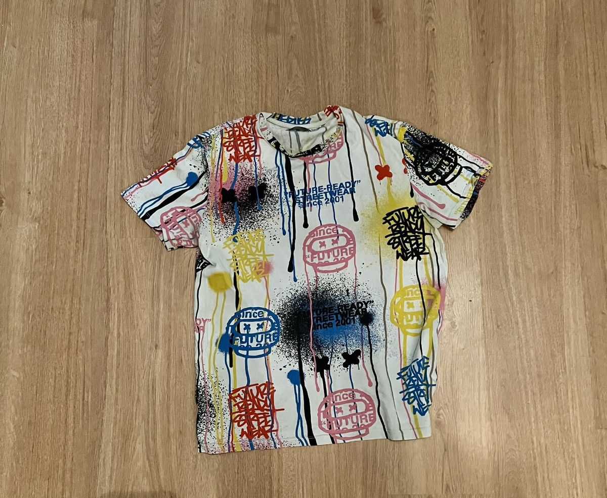 Bershka Multicolor Rainbow T shirt Size US S / EU 44-46 / 1 - 2 Thumbnail