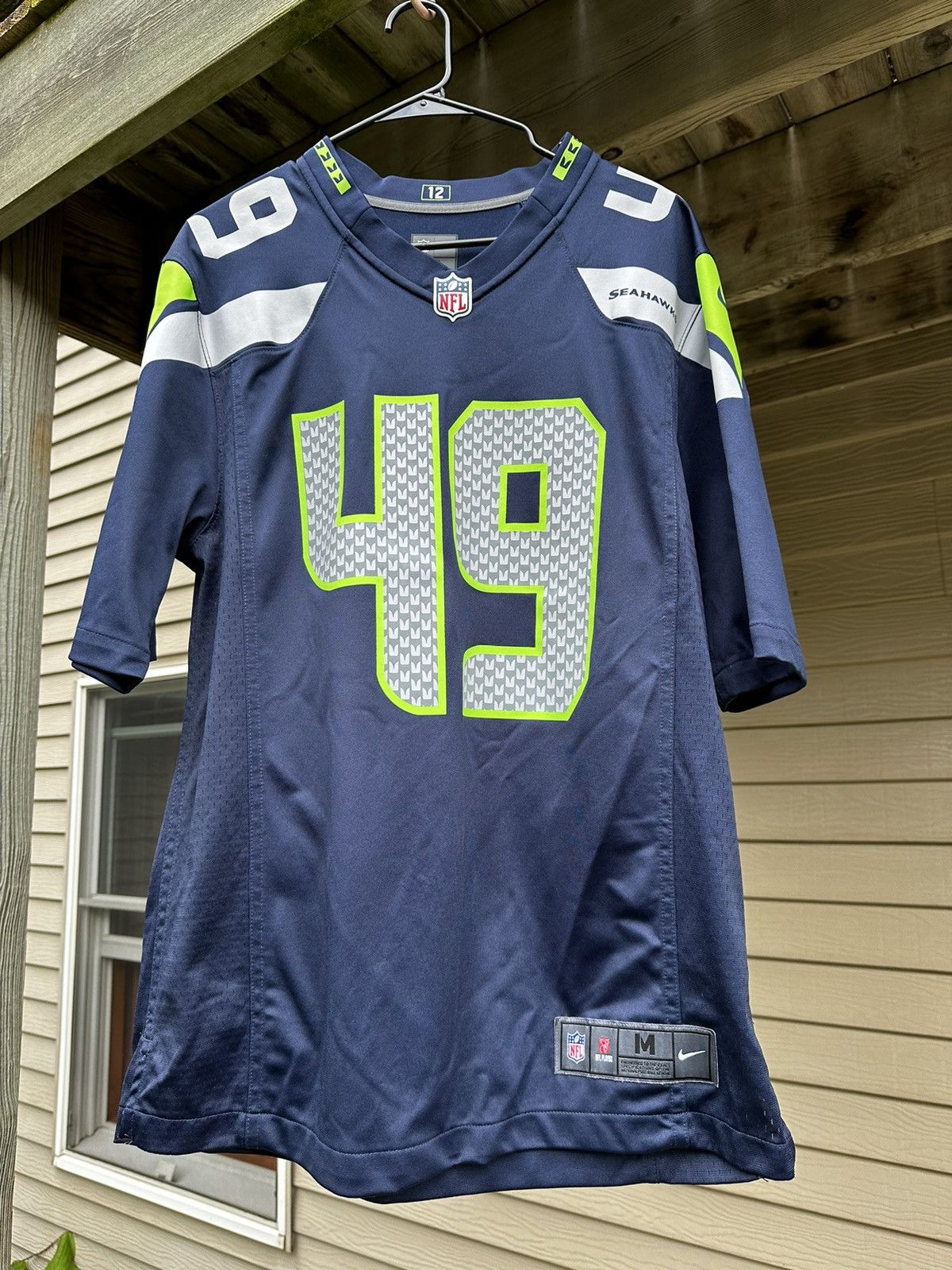Nike Shaquem Griffin Seattle Seahawks Blue NFL Jersey Mens L