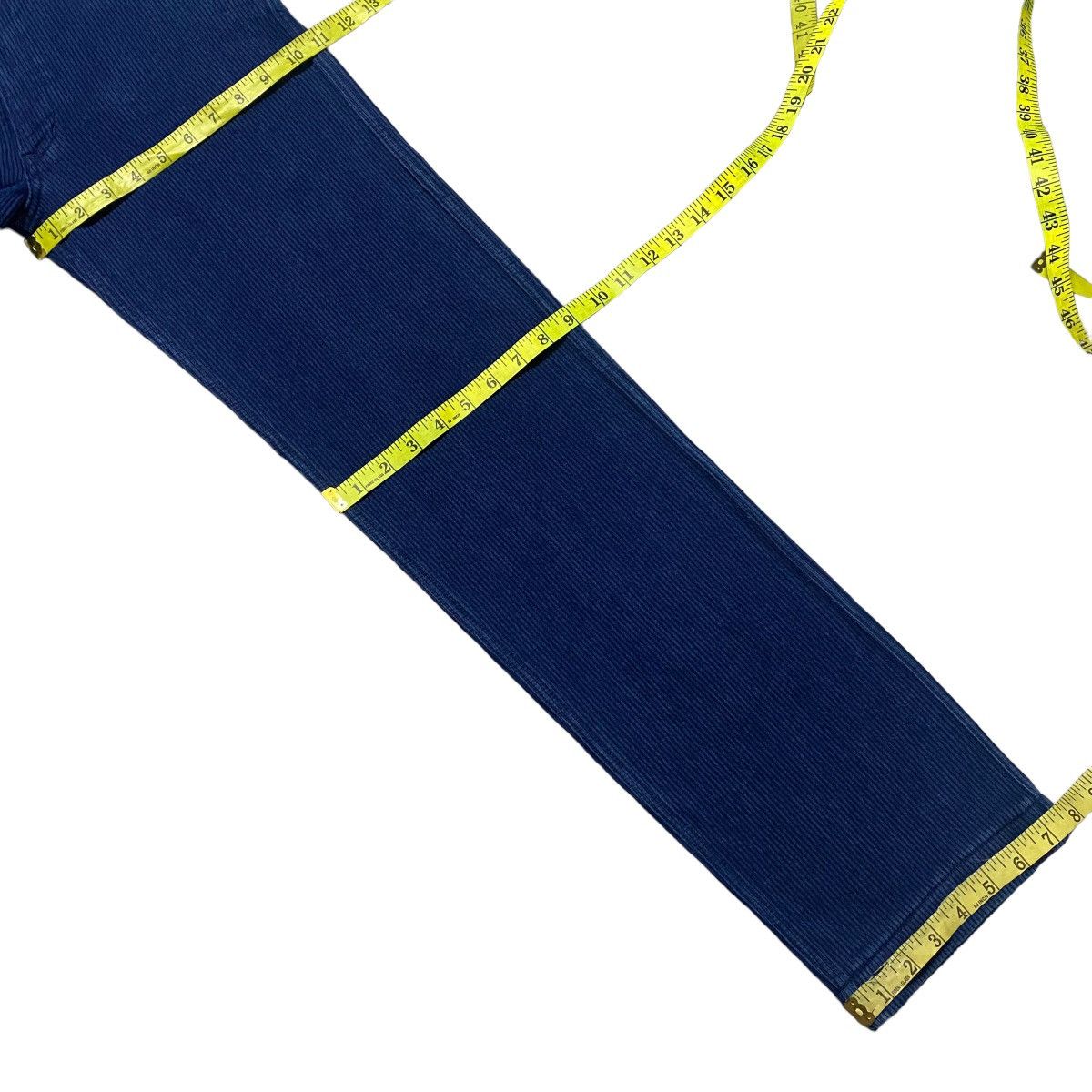 Japanese Brand Made In Indigo Work Pants Stripe Size US 28 / EU 44 - 12 Thumbnail