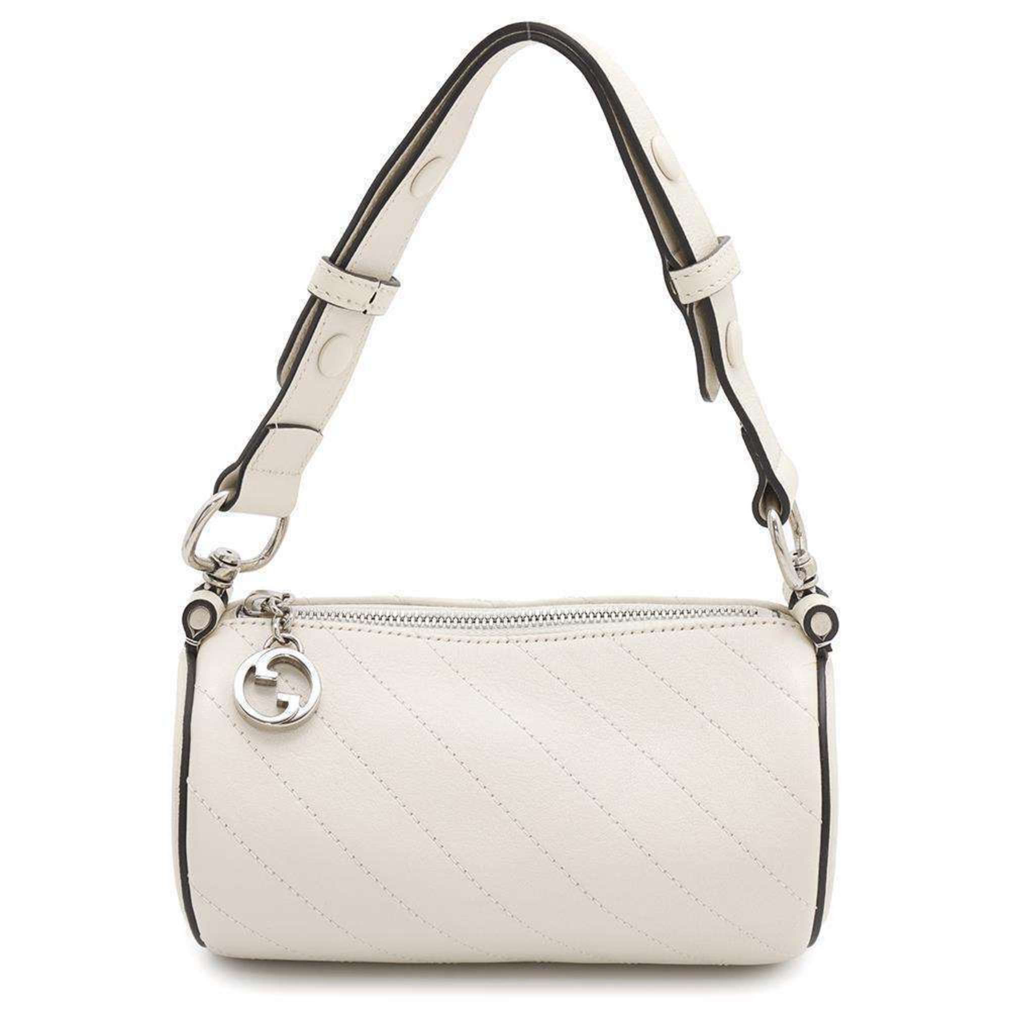 Gucci Handbag Blondie Mini Leather 760170 Gucci White Shoulder Bag, Women's