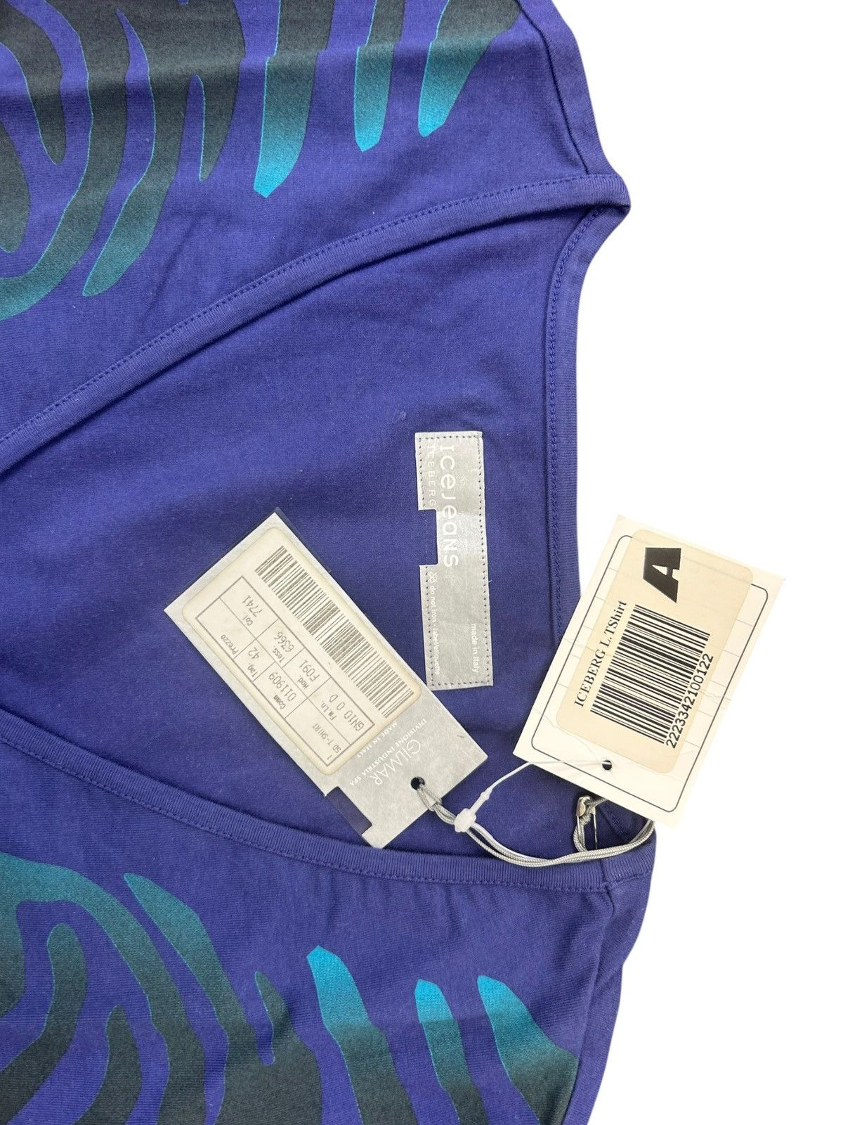 Iceberg ICEBERG Ice Jeans Violet Graphic Tee - Archive Y2K - NWT Size M / US 6-8 / IT 42-44 - 5 Thumbnail