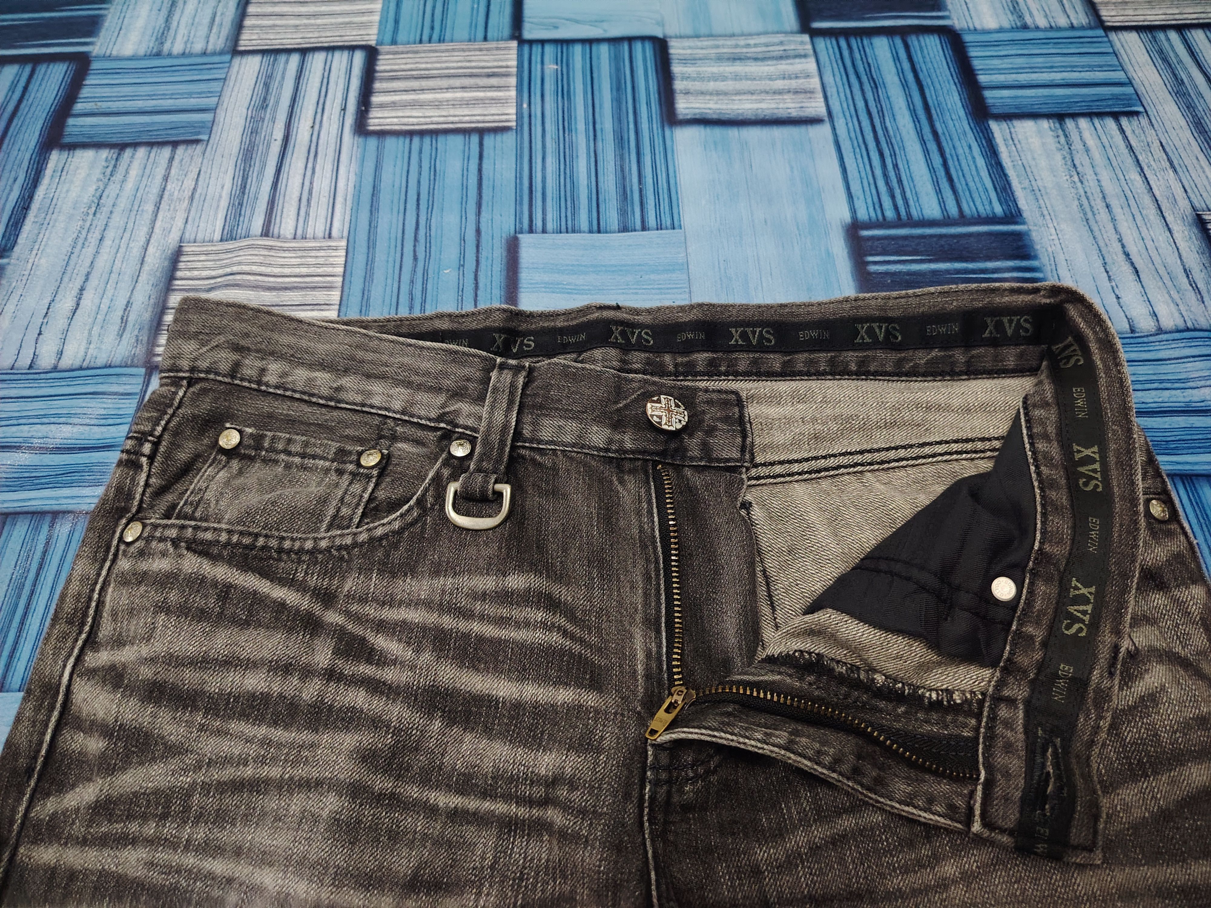 Who Decides War Japanese Edwin Flare Jeans Distressed Jeans Size US 32 / EU 48 - 13 Thumbnail