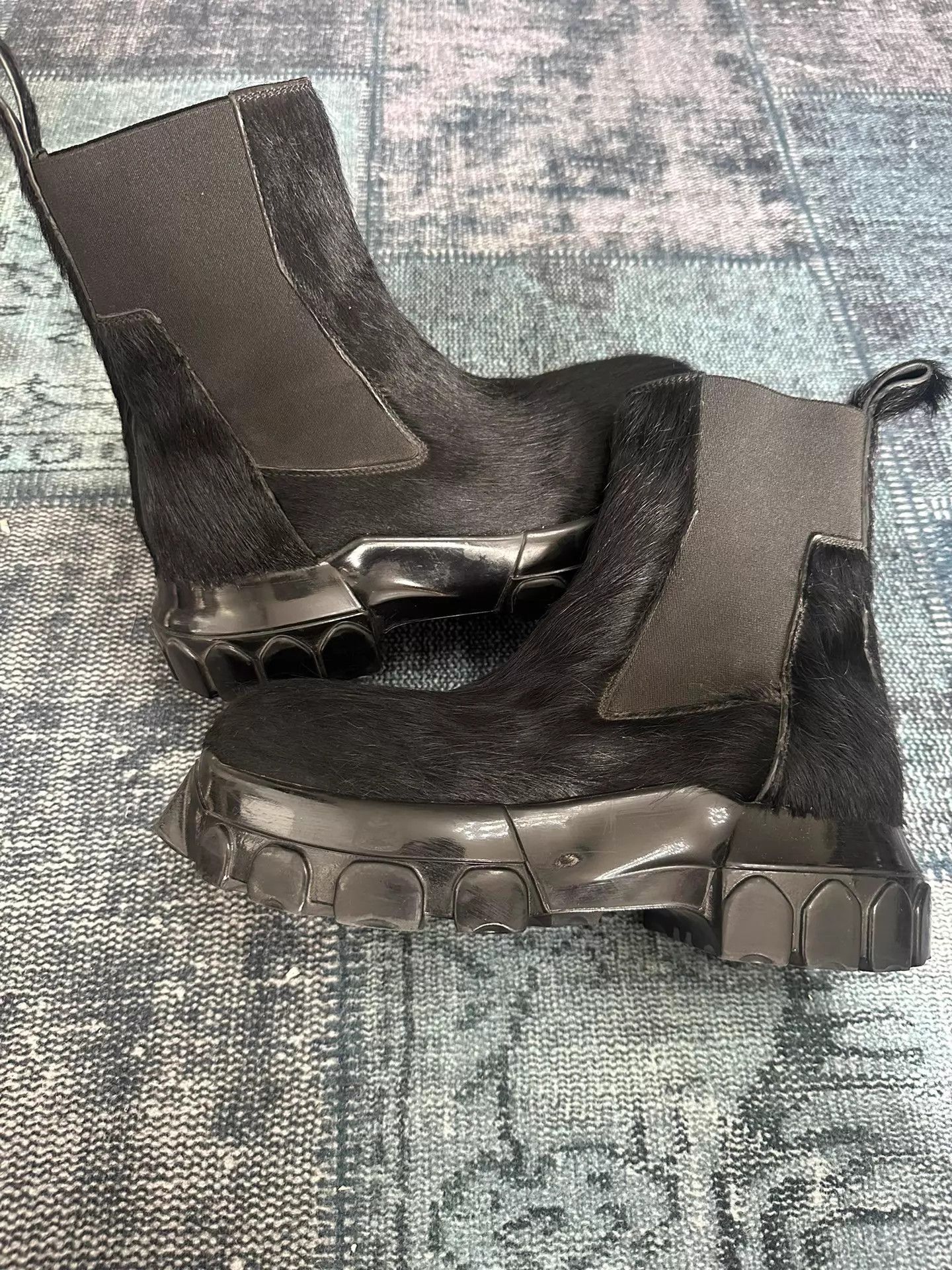 Rick Owens Rick Owens Bozo Haircalf Chelsea Boot Women's 38 Size US 7.5 / IT 37.5 - 3 Thumbnail